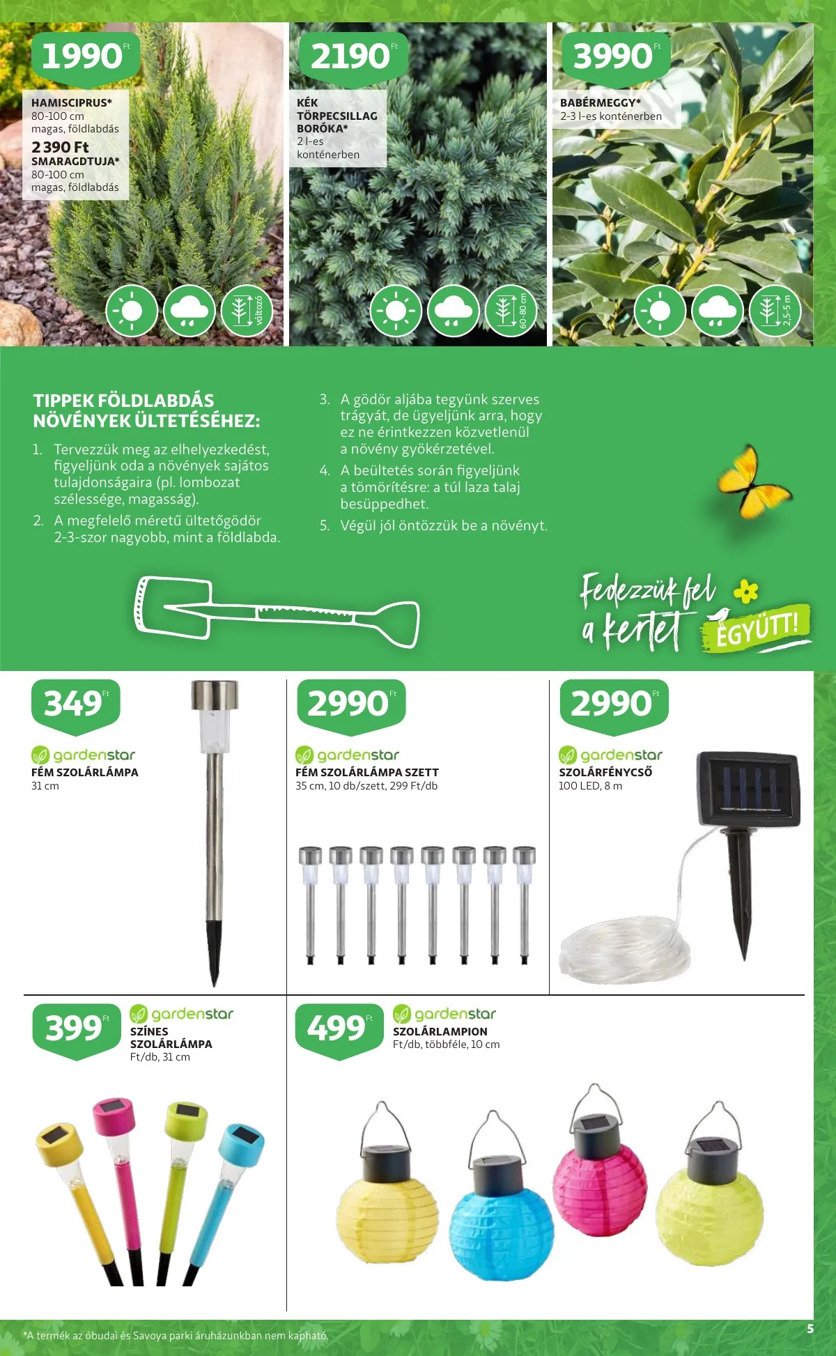 Auchan akciós újság Kert 04.07–04.20 – 5. oldal