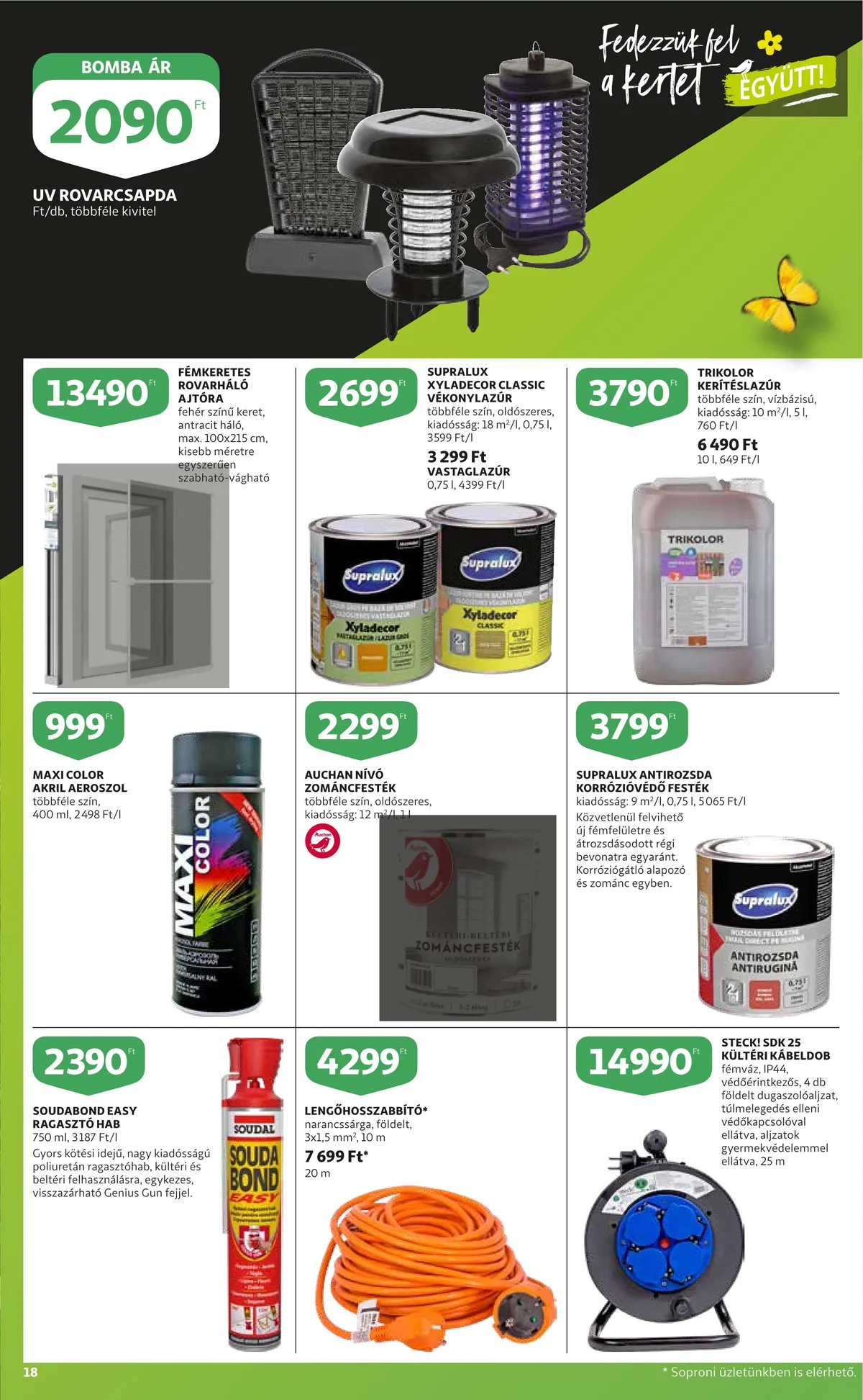 Auchan akciós újság Kert 04.21–05.04 – 18. oldal