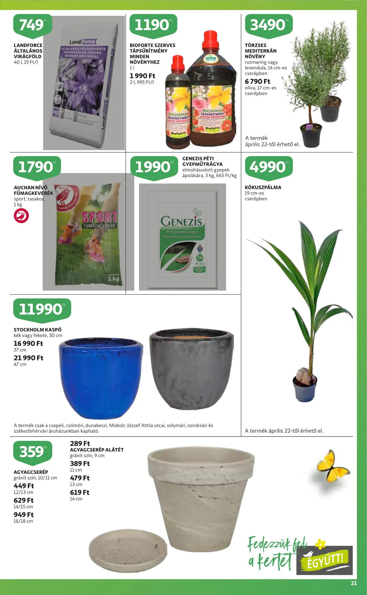 Auchan akciós újság Kert 04.21–05.04 – 21. oldal