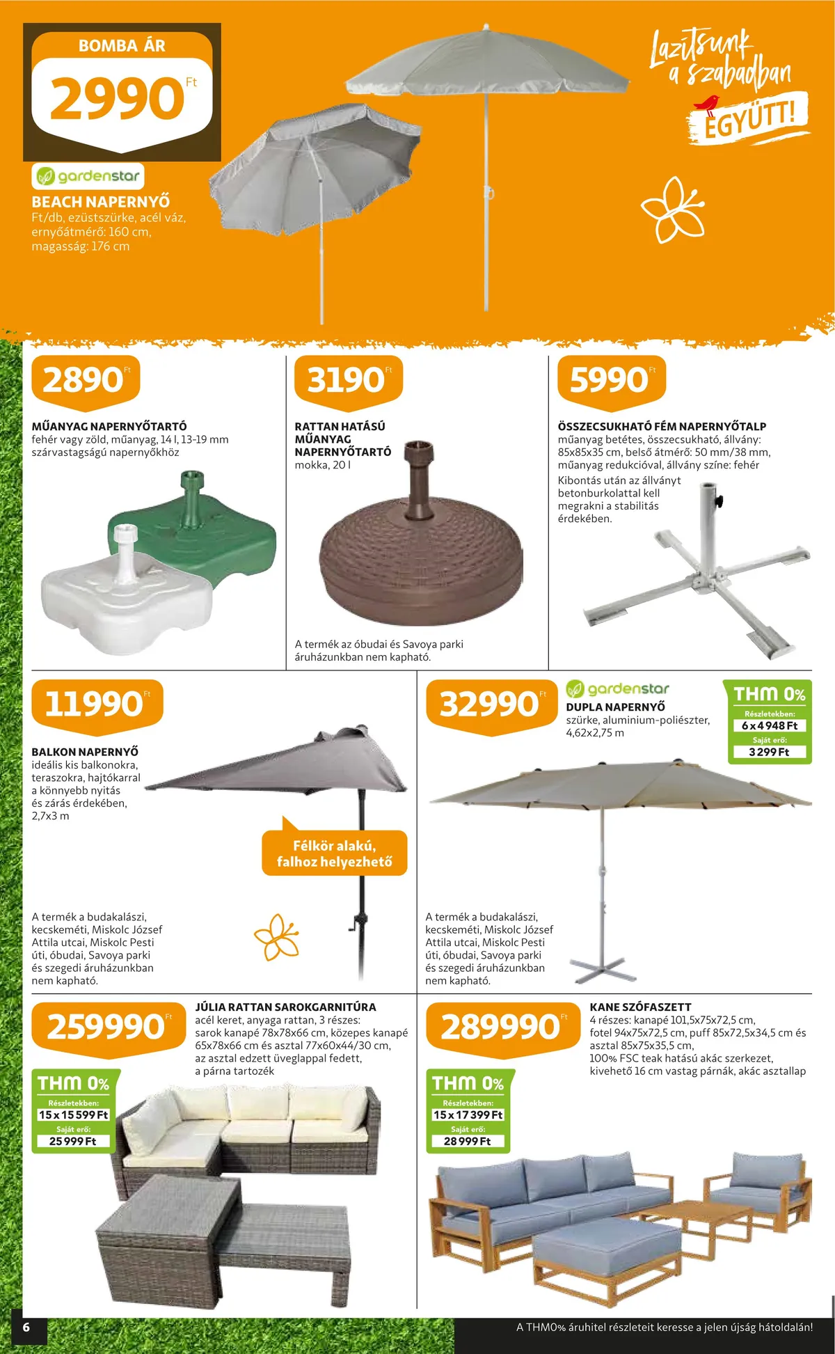 Auchan akciós újság Kert 04.21–05.04 – 6. oldal
