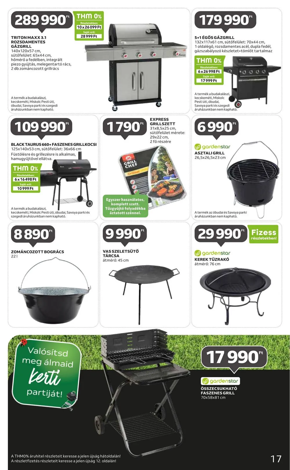 Auchan akciós újság Kert 04.20–05.17 – 17. oldal