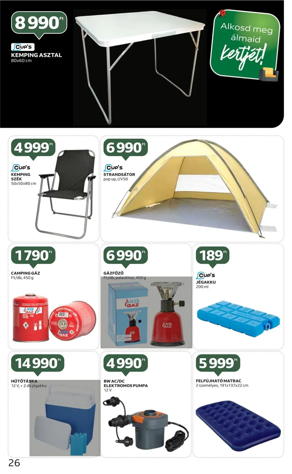 Auchan akciós újság Kert 04.20–05.17 – 26. oldal