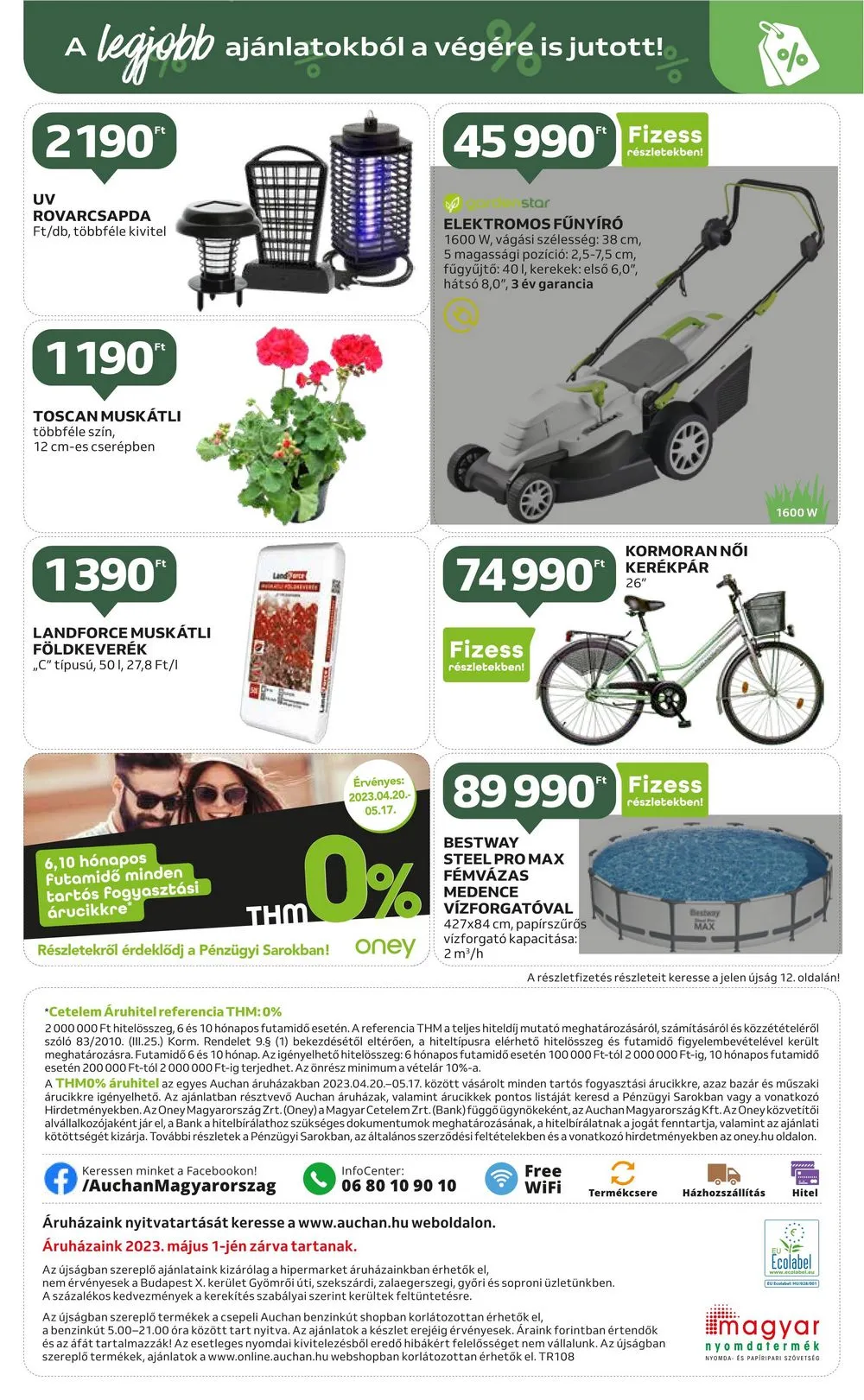 Auchan akciós újság Kert 04.20–05.17 – 28. oldal