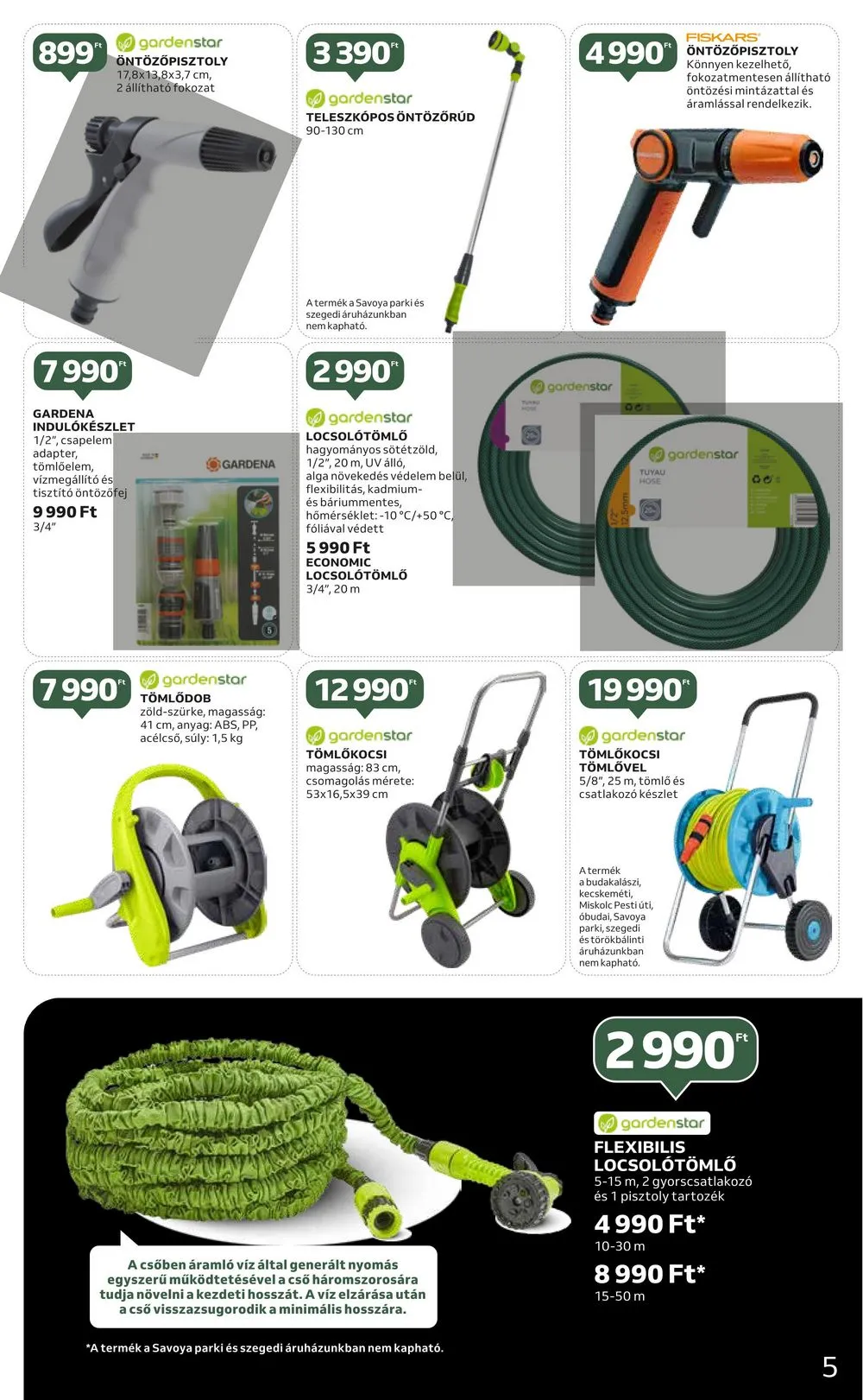 Auchan akciós újság Kert 04.20–05.17 – 5. oldal