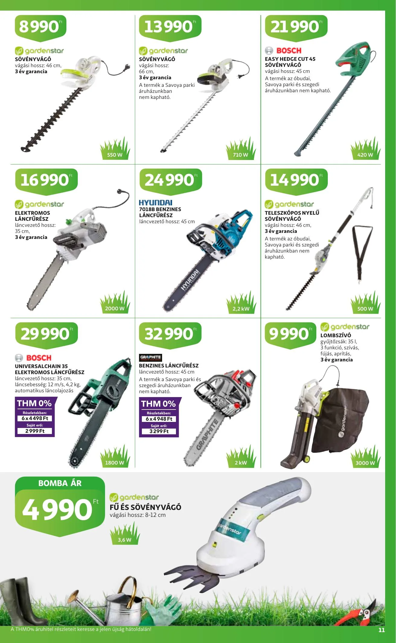 Auchan akciós újság Kerteszet katalógus 03.11–04.03 – 11. oldal