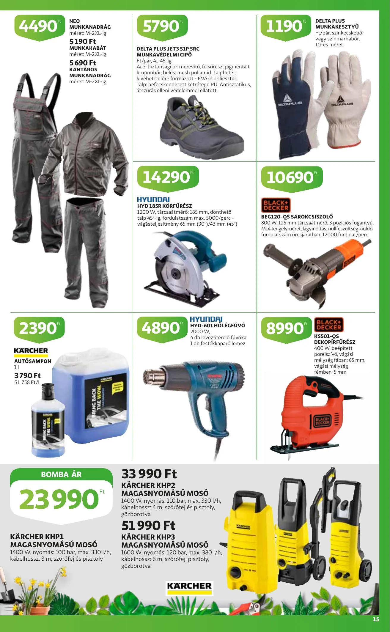 Auchan akciós újság Kerteszet katalógus 03.11–04.03 – 15. oldal
