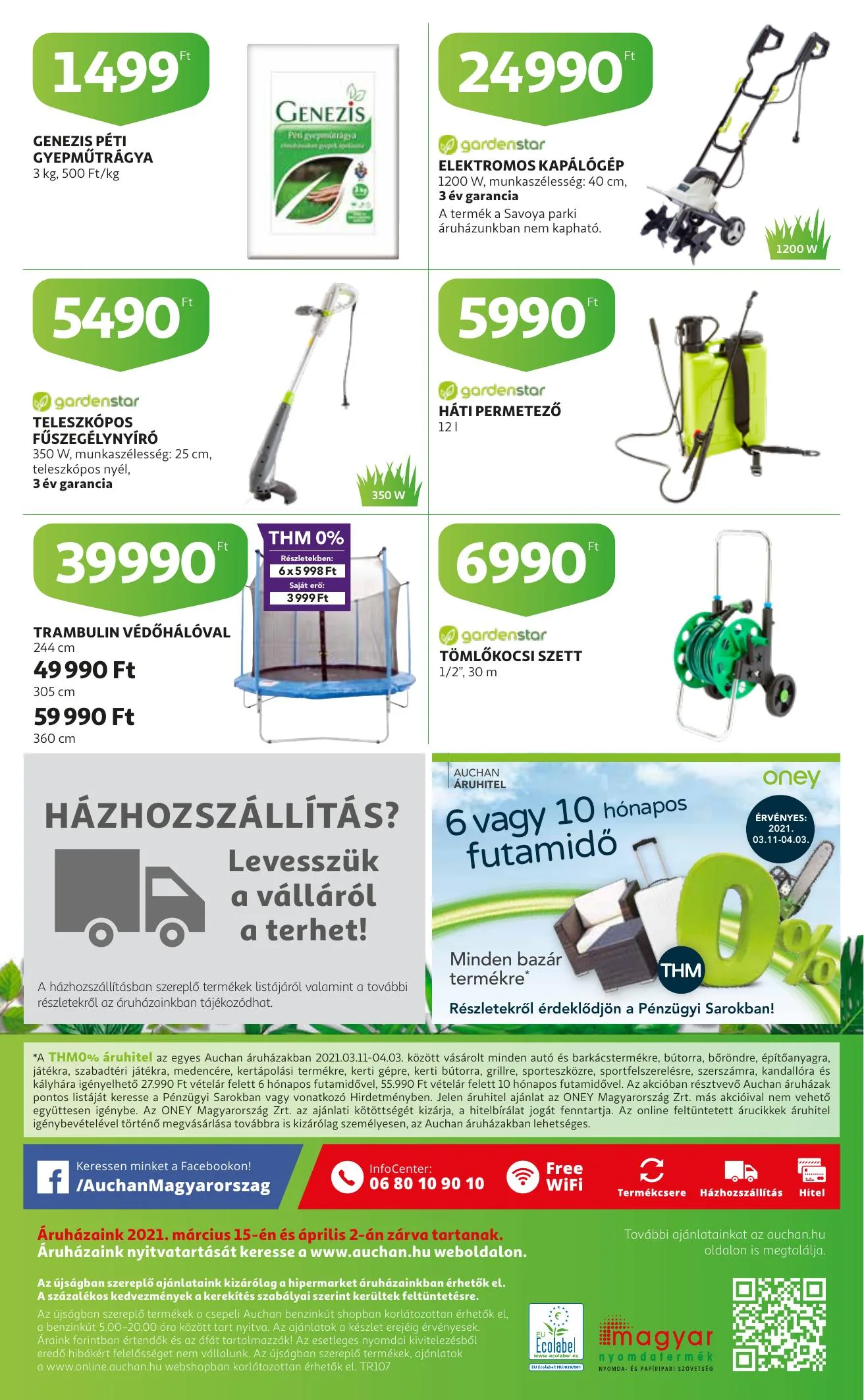 Auchan akciós újság Kerteszet katalógus 03.11–04.03 – 16. oldal