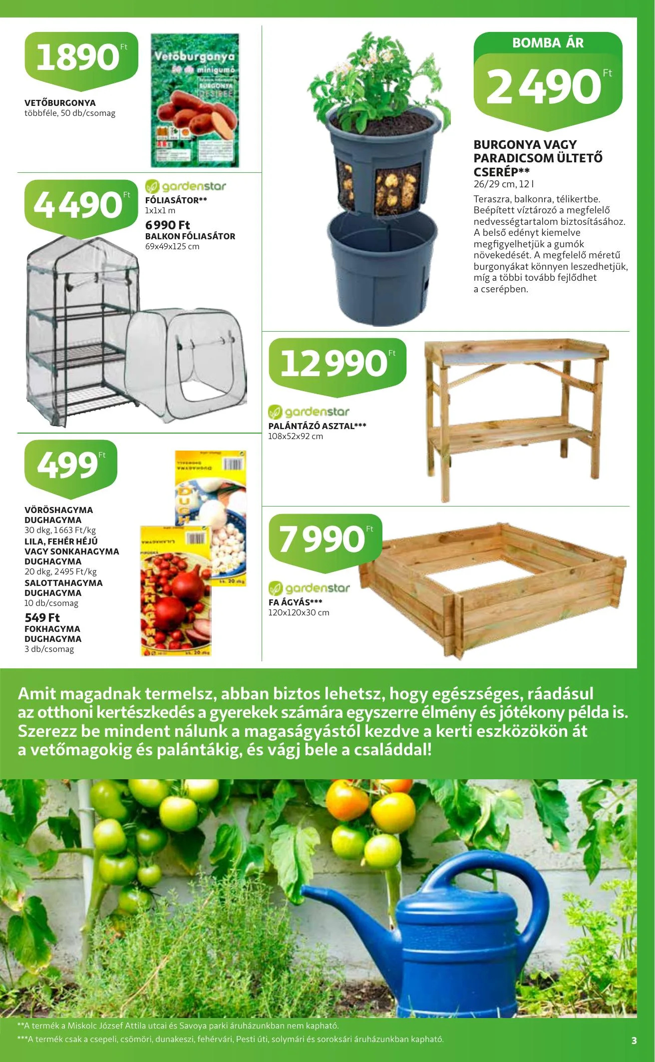 Auchan akciós újság Kerteszet katalógus 03.11–04.03 – 3. oldal