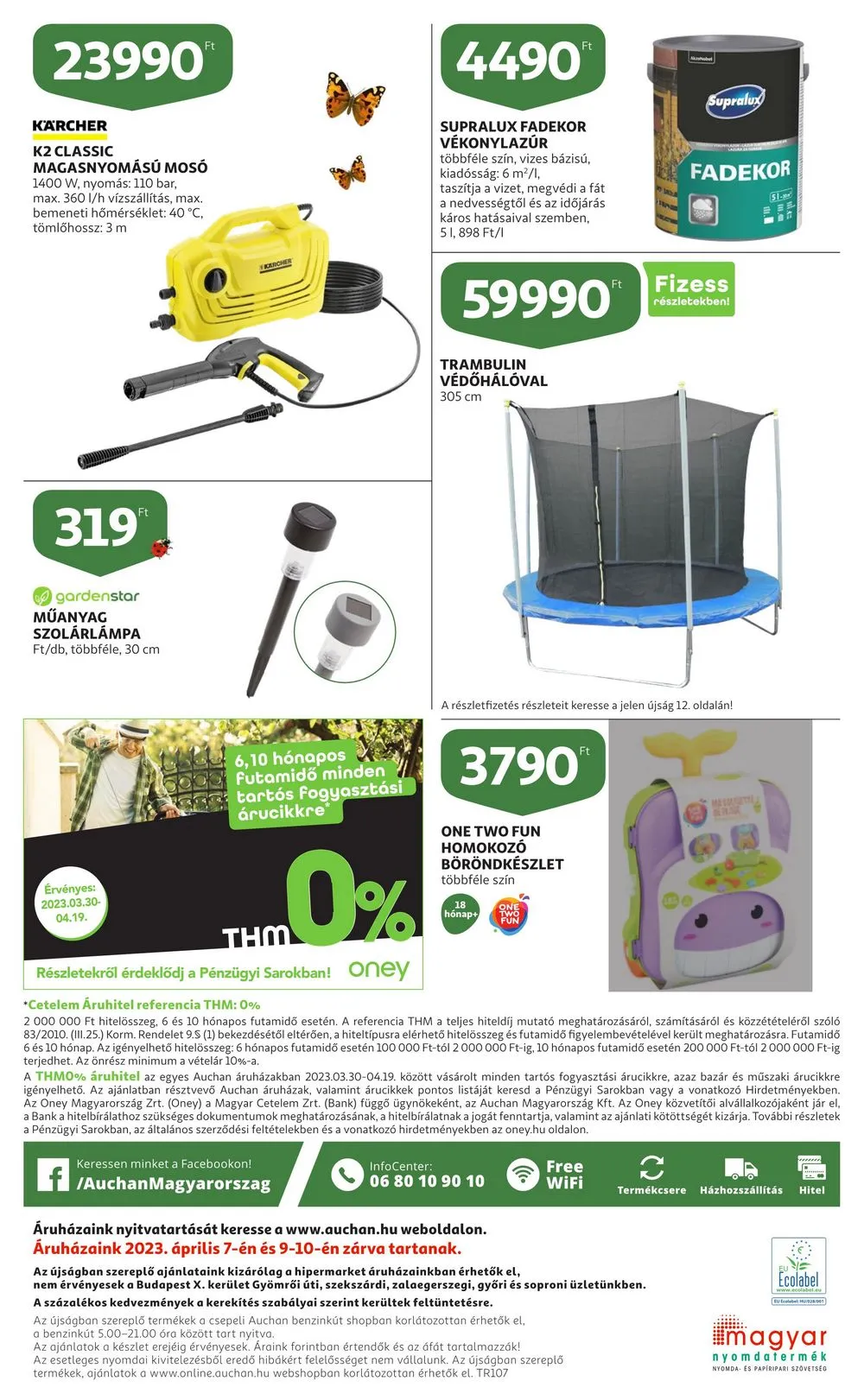 Auchan akciós újság Kerteszet 03.30–04.19 – 18. oldal