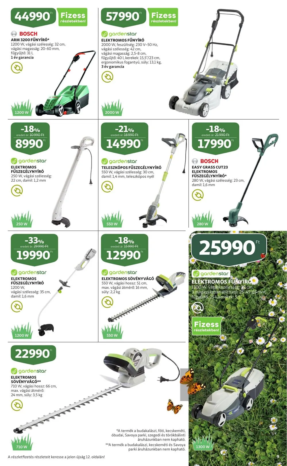 Auchan akciós újság Kerteszet 03.30–04.19 – 9. oldal