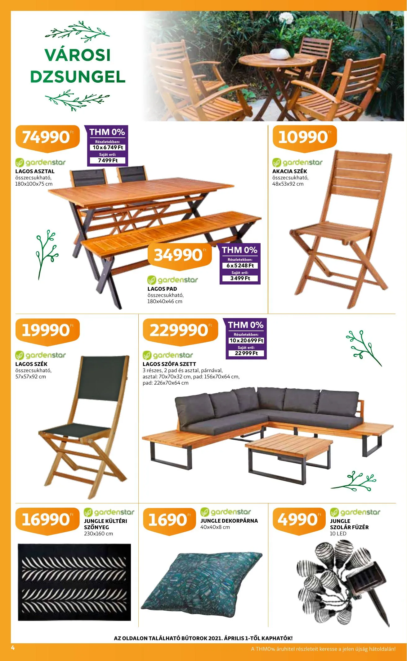 Auchan akciós újság Kertibutor katalógus 03.25–04.14 – 4. oldal