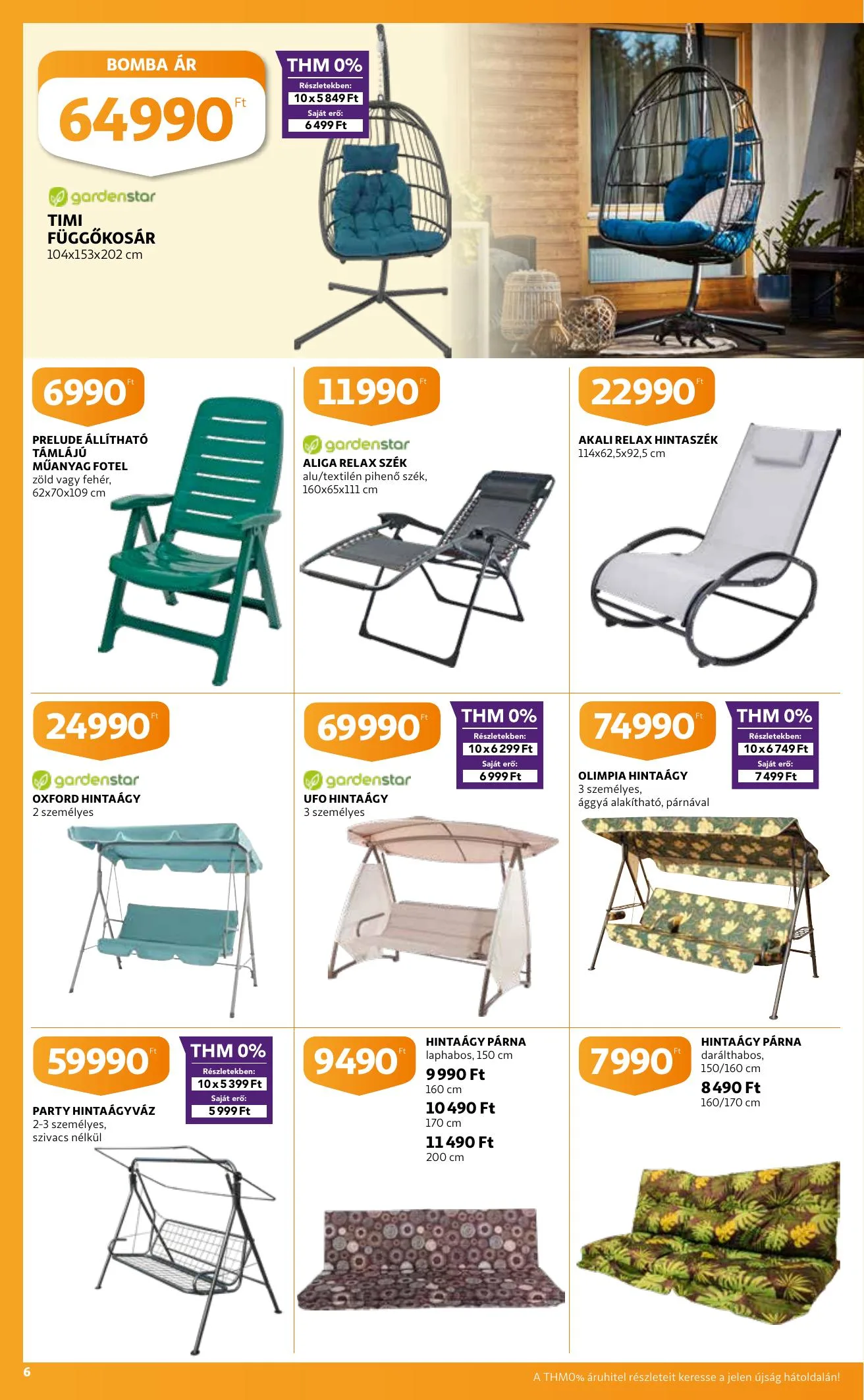 Auchan akciós újság Kertibutor katalógus 03.25–04.14 – 6. oldal
