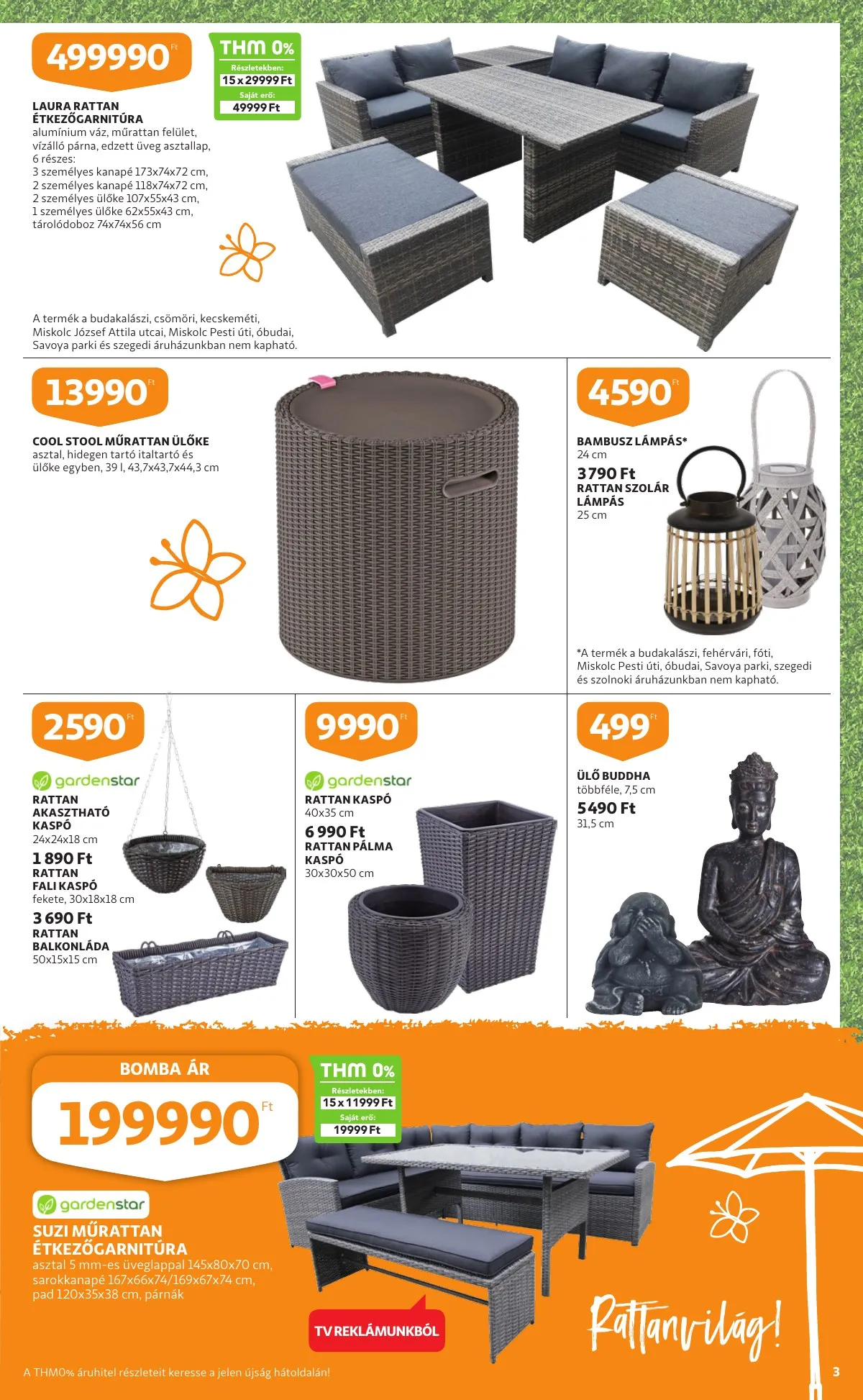 Auchan akciós újság Kertibutor katalógus 03.24–04.16 – 3. oldal