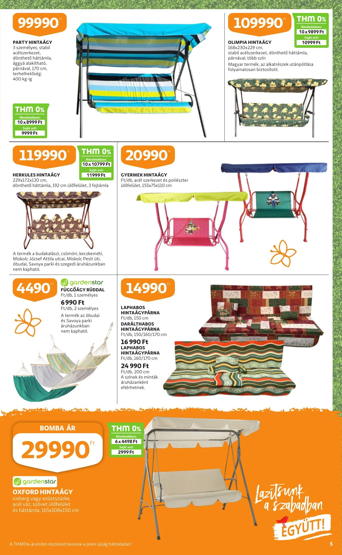Auchan akciós újság Kertibutor 03.24–04.16 – 5. oldal