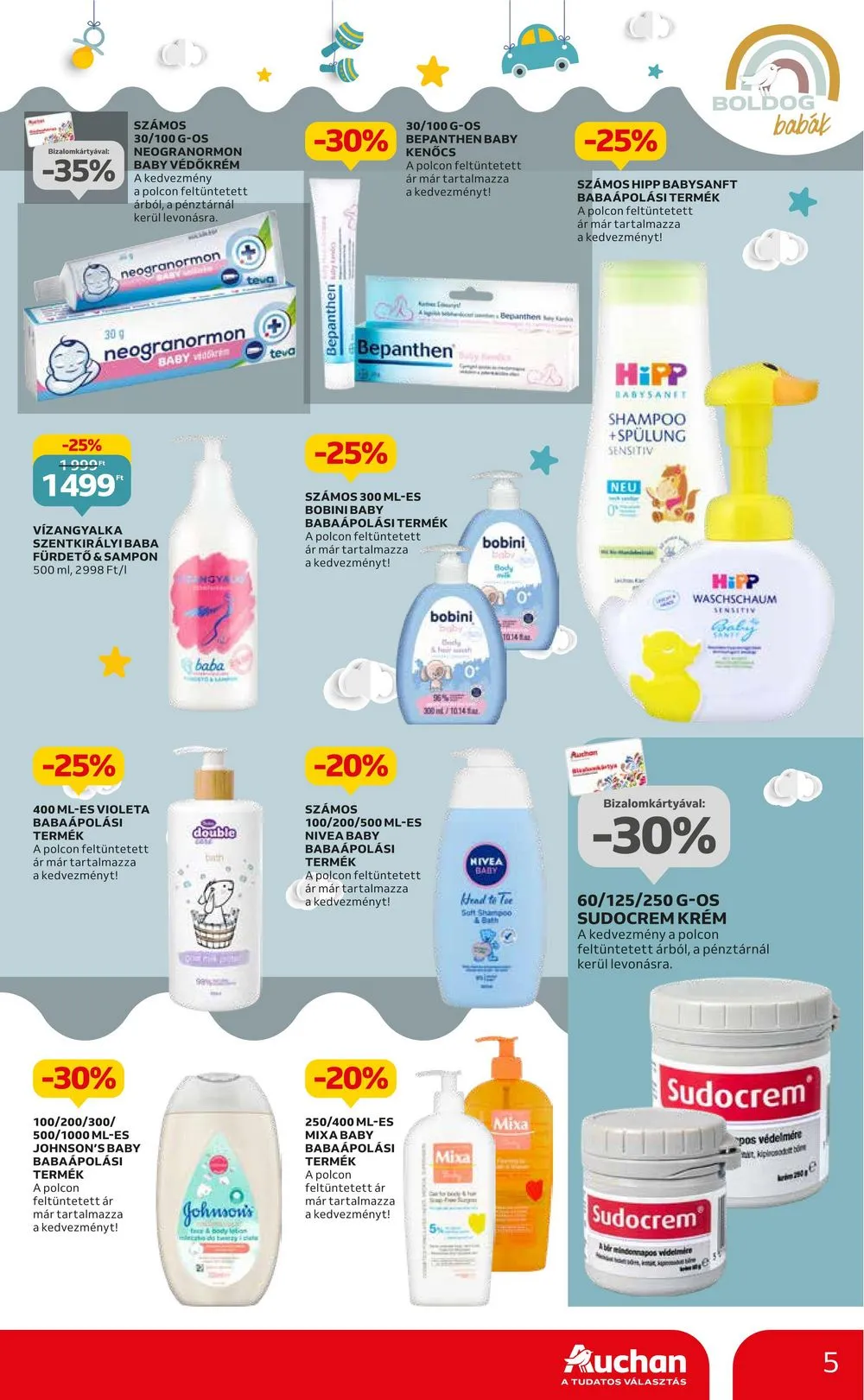 Auchan akciós újság Lekgisebbeknek 08.31–09.13 – 5. oldal