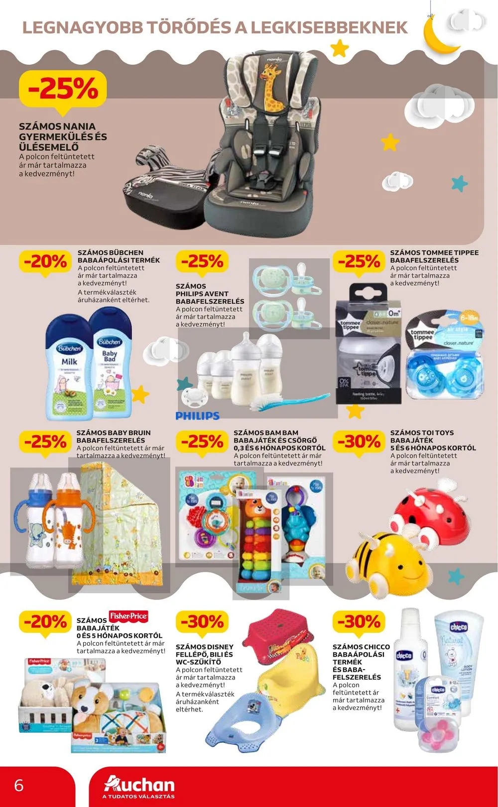 Auchan akciós újság Lekgisebbeknek 08.31–09.13 – 6. oldal