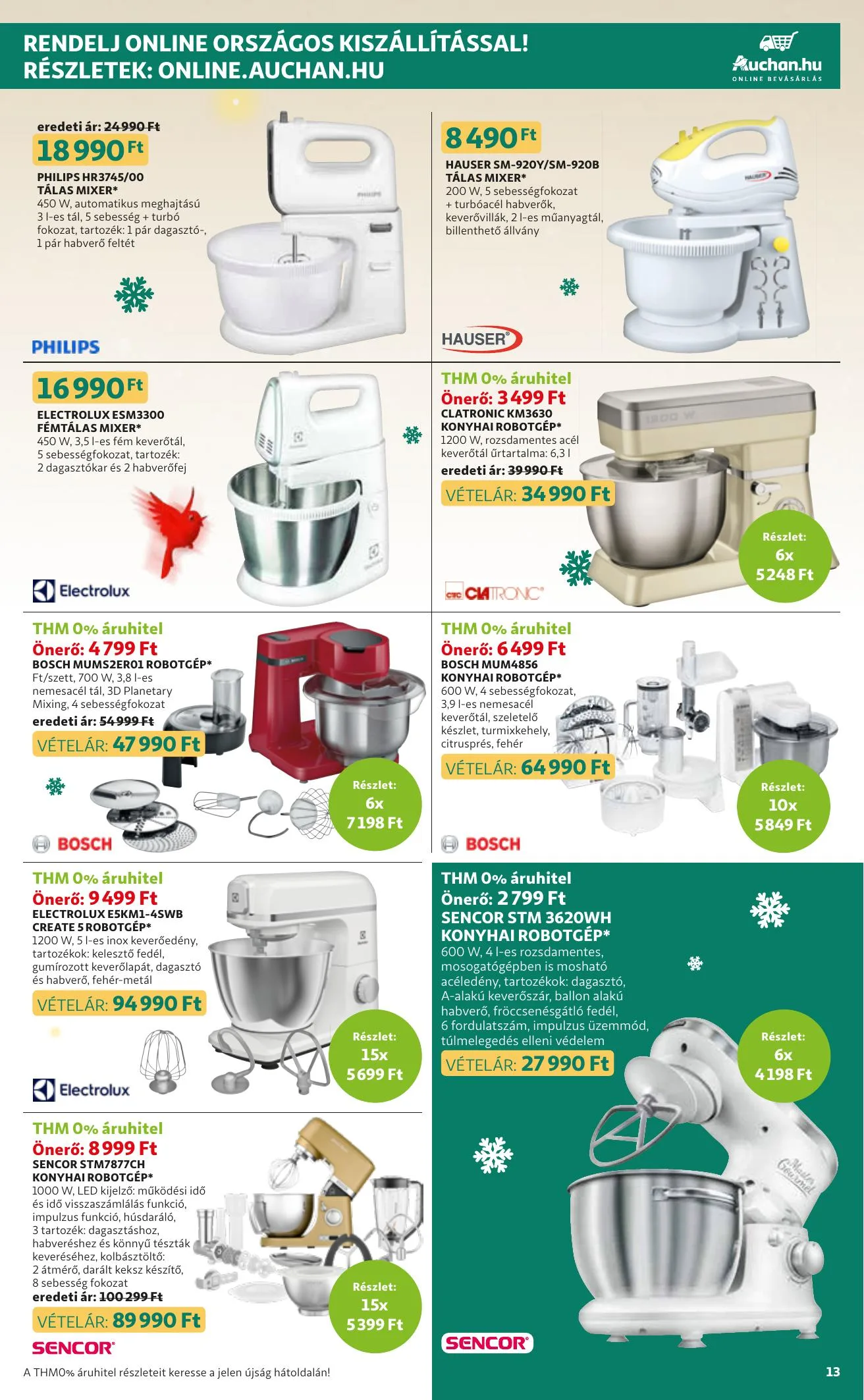 Auchan akciós újság Muszai katalógus 12.02–12.08 – 13. oldal