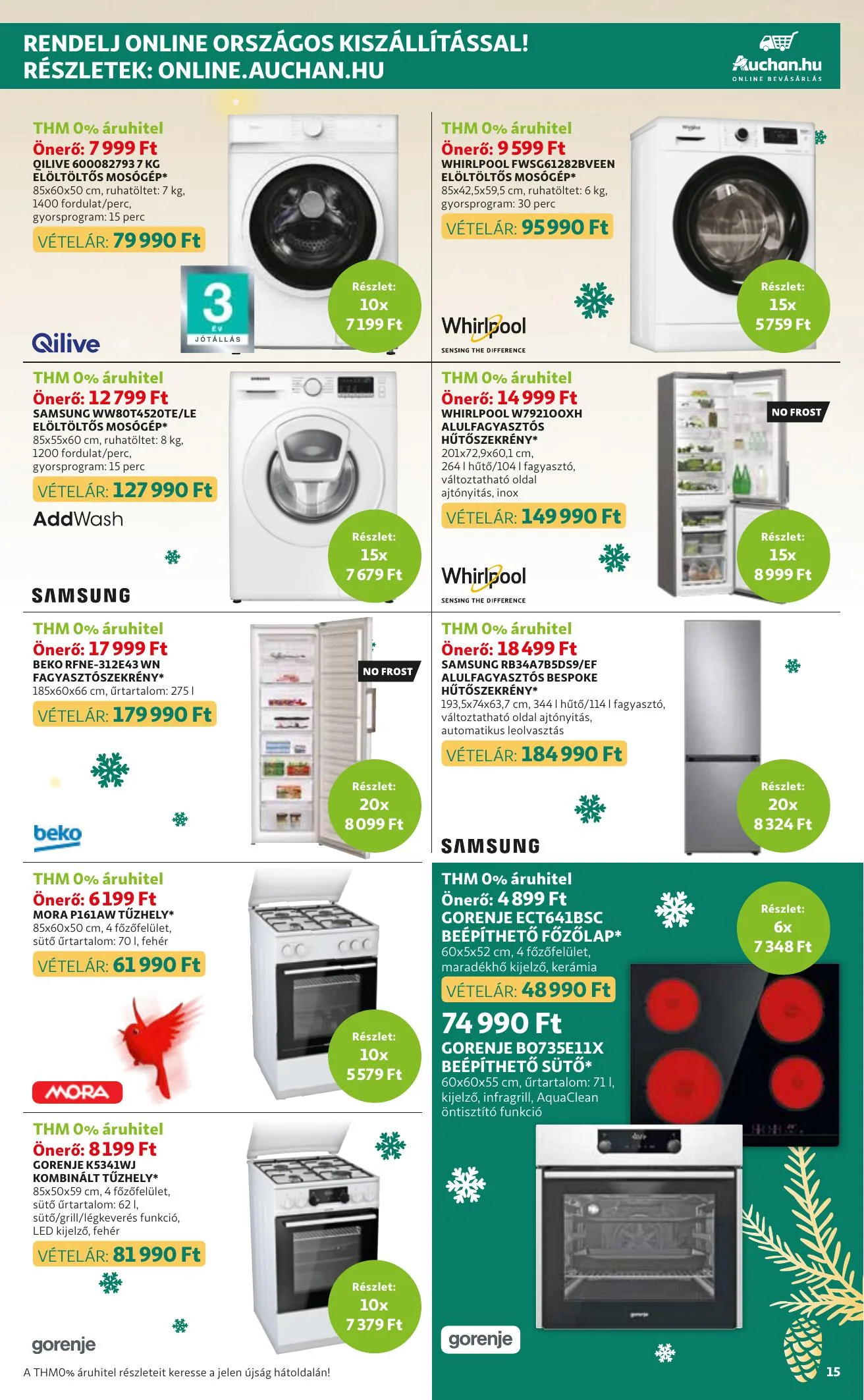 Auchan akciós újság Muszai katalógus 12.02–12.08 – 15. oldal