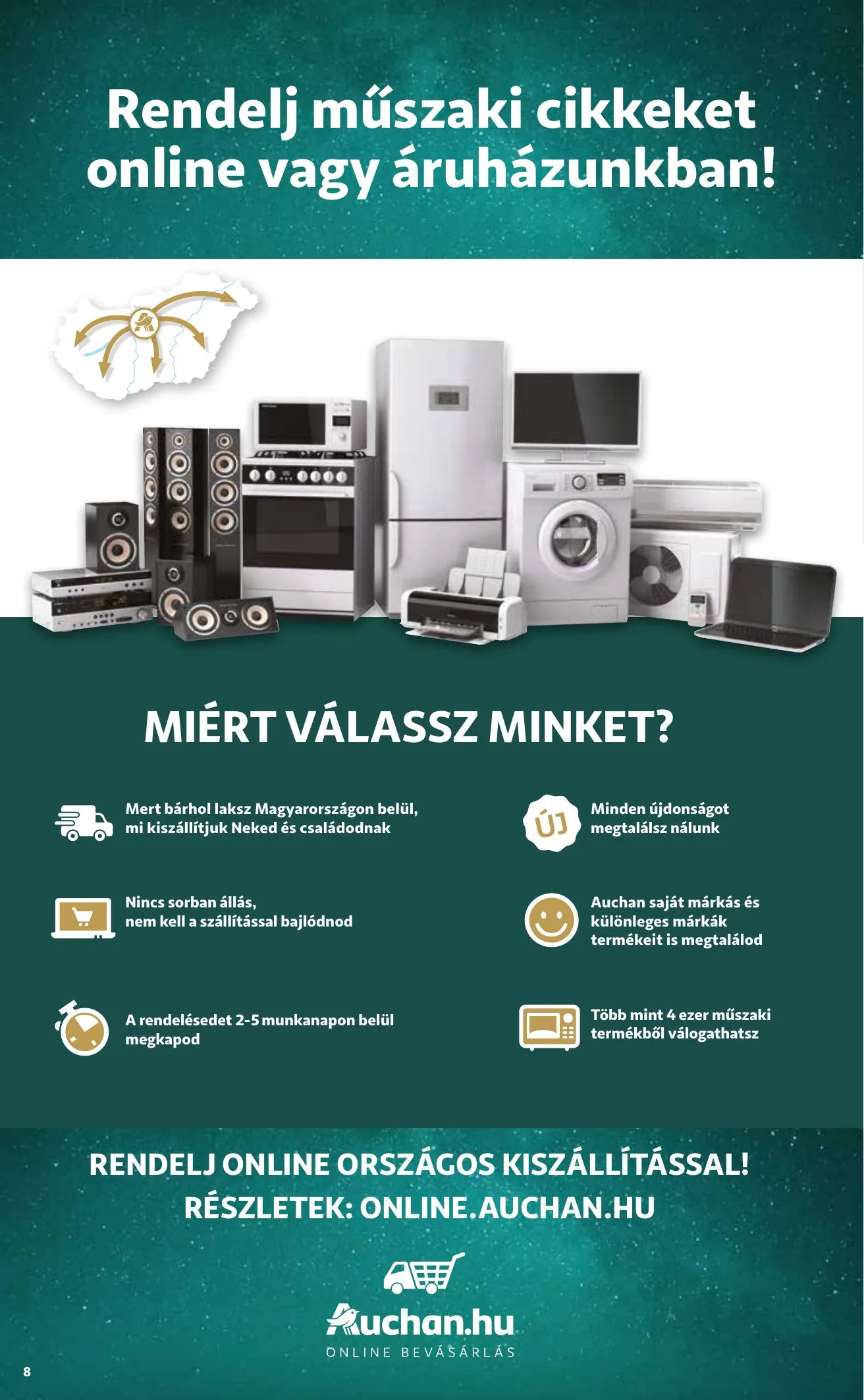 Auchan akciós újság Muszai katalógus 12.02–12.08 – 8. oldal