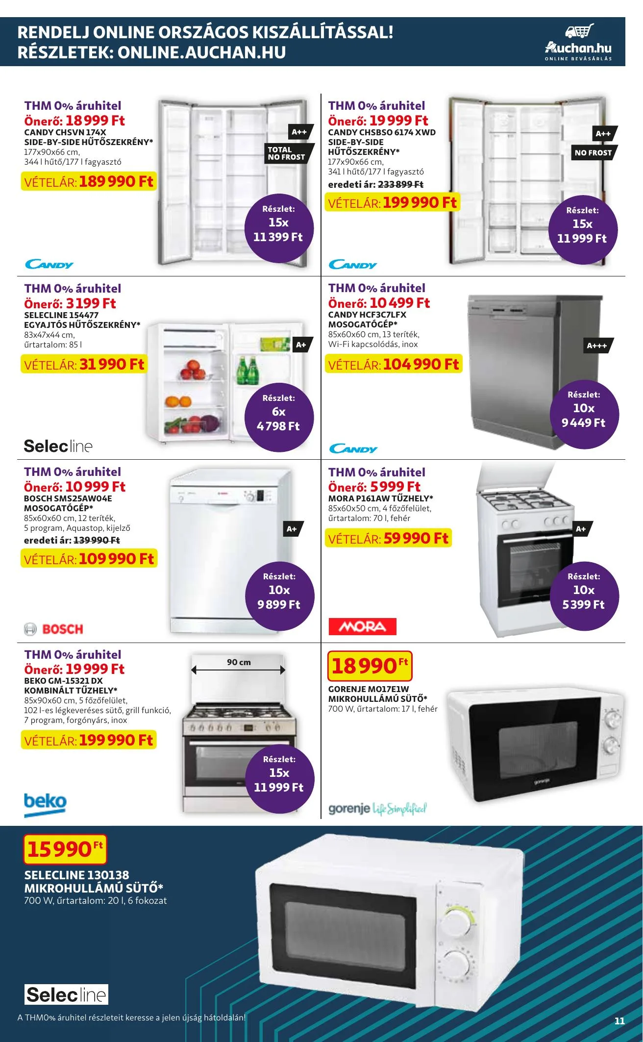 Auchan akciós újság Muszaki katalógus 02.04–02.17 – 11. oldal