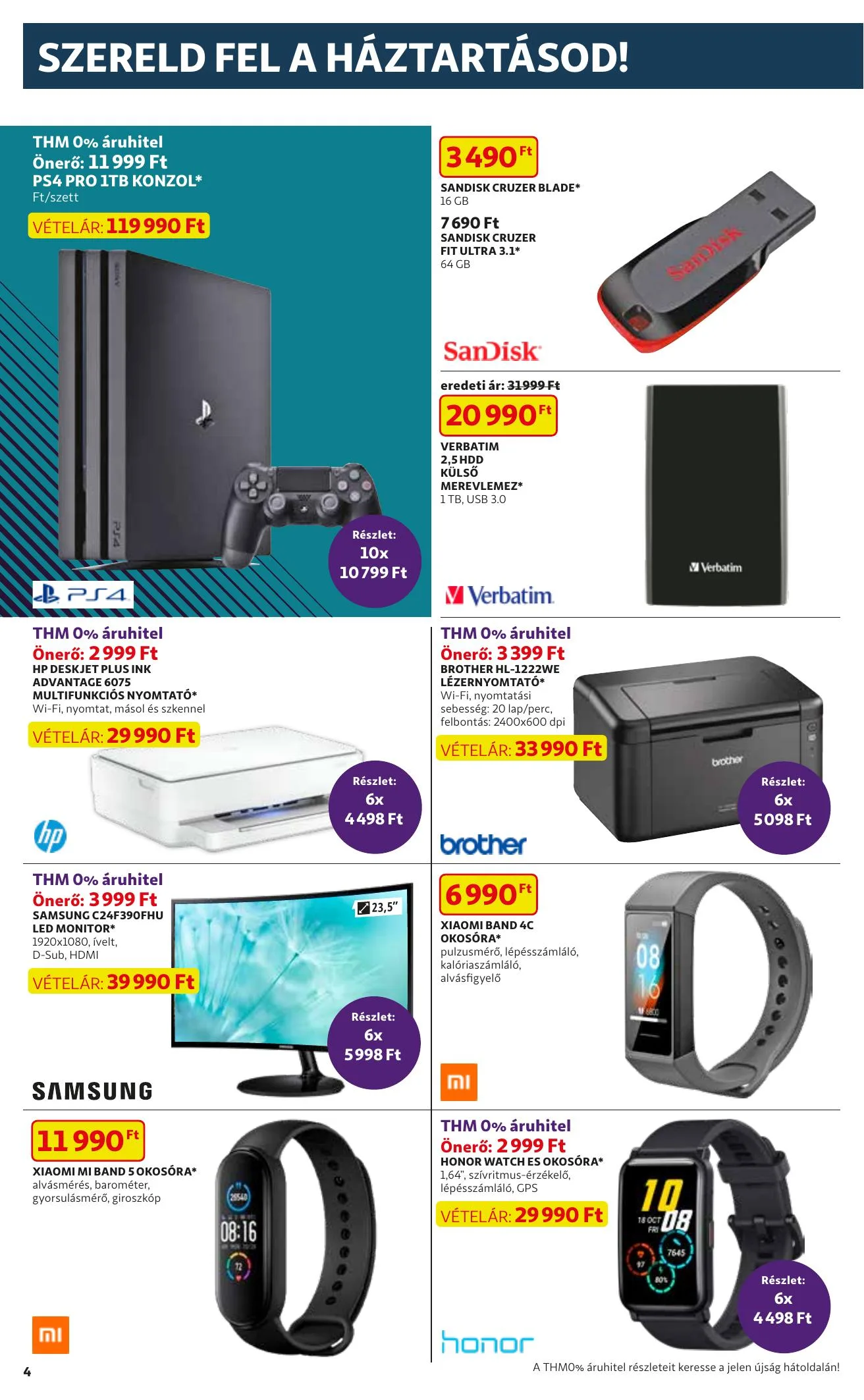 Auchan akciós újság Muszaki katalógus 02.04–02.17 – 4. oldal