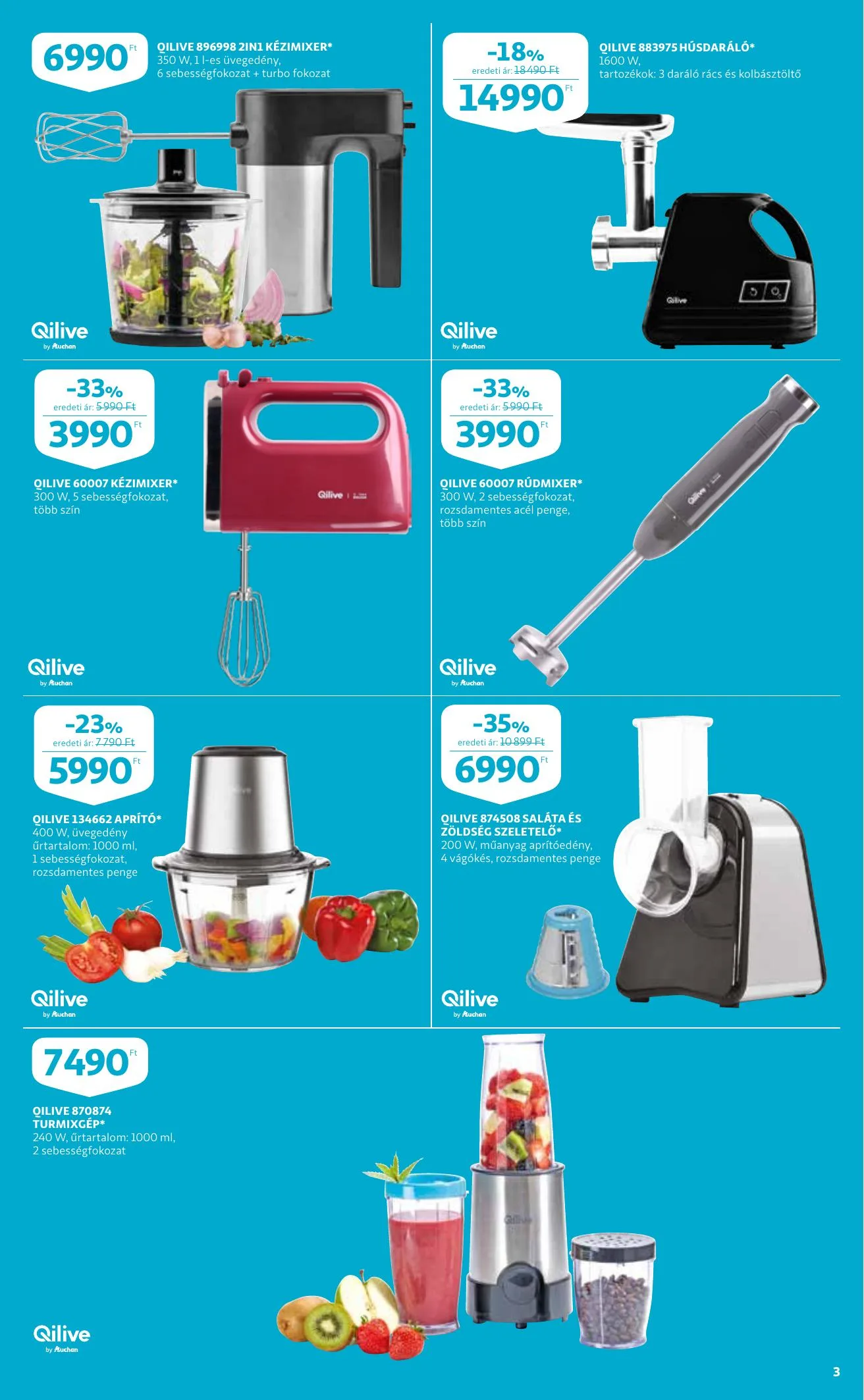 Auchan akciós újság Muszaki katalógus 03.04–03.17 – 3. oldal
