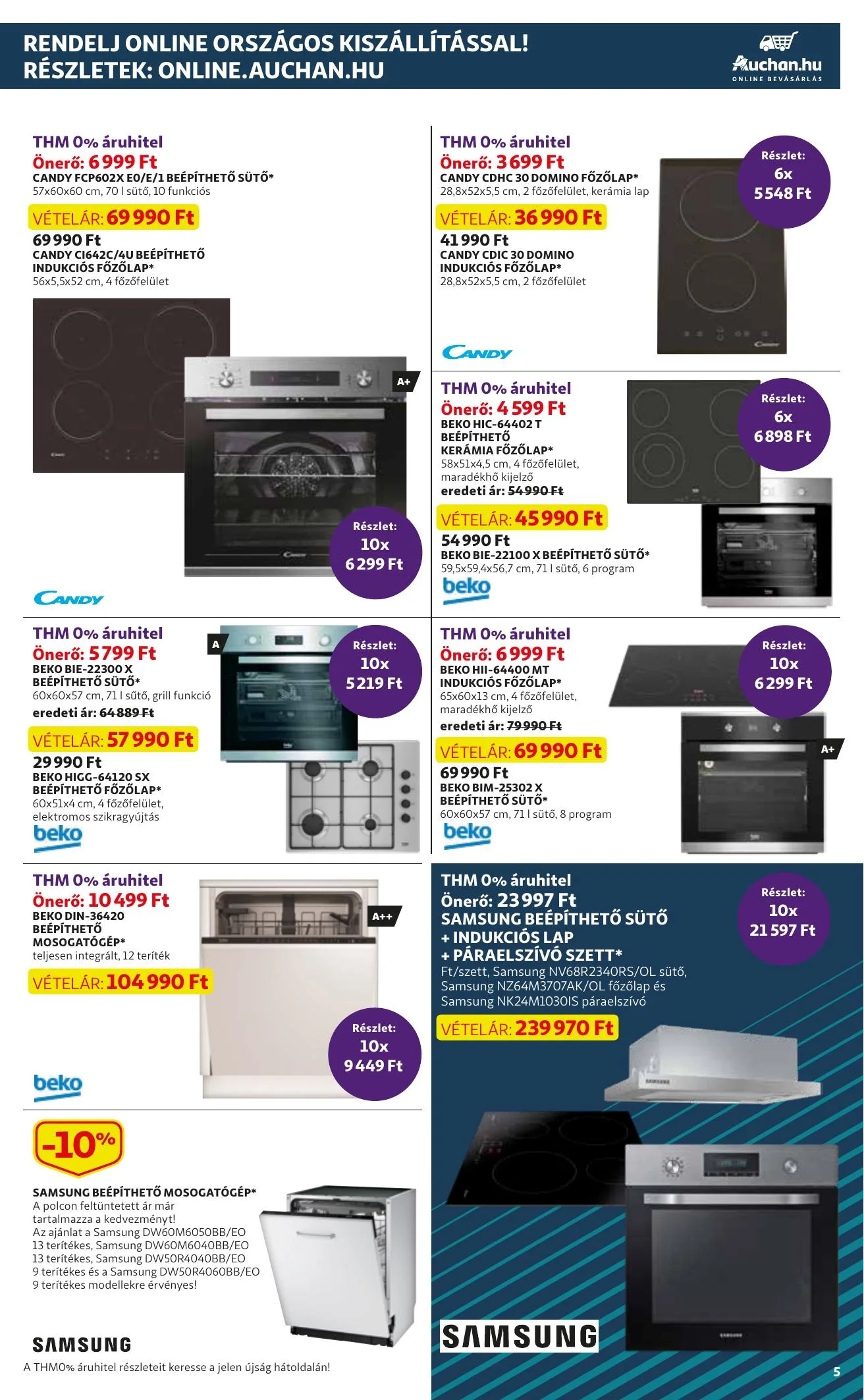 Auchan akciós újság Muszaki katalógus 03.04–03.17 – 5. oldal