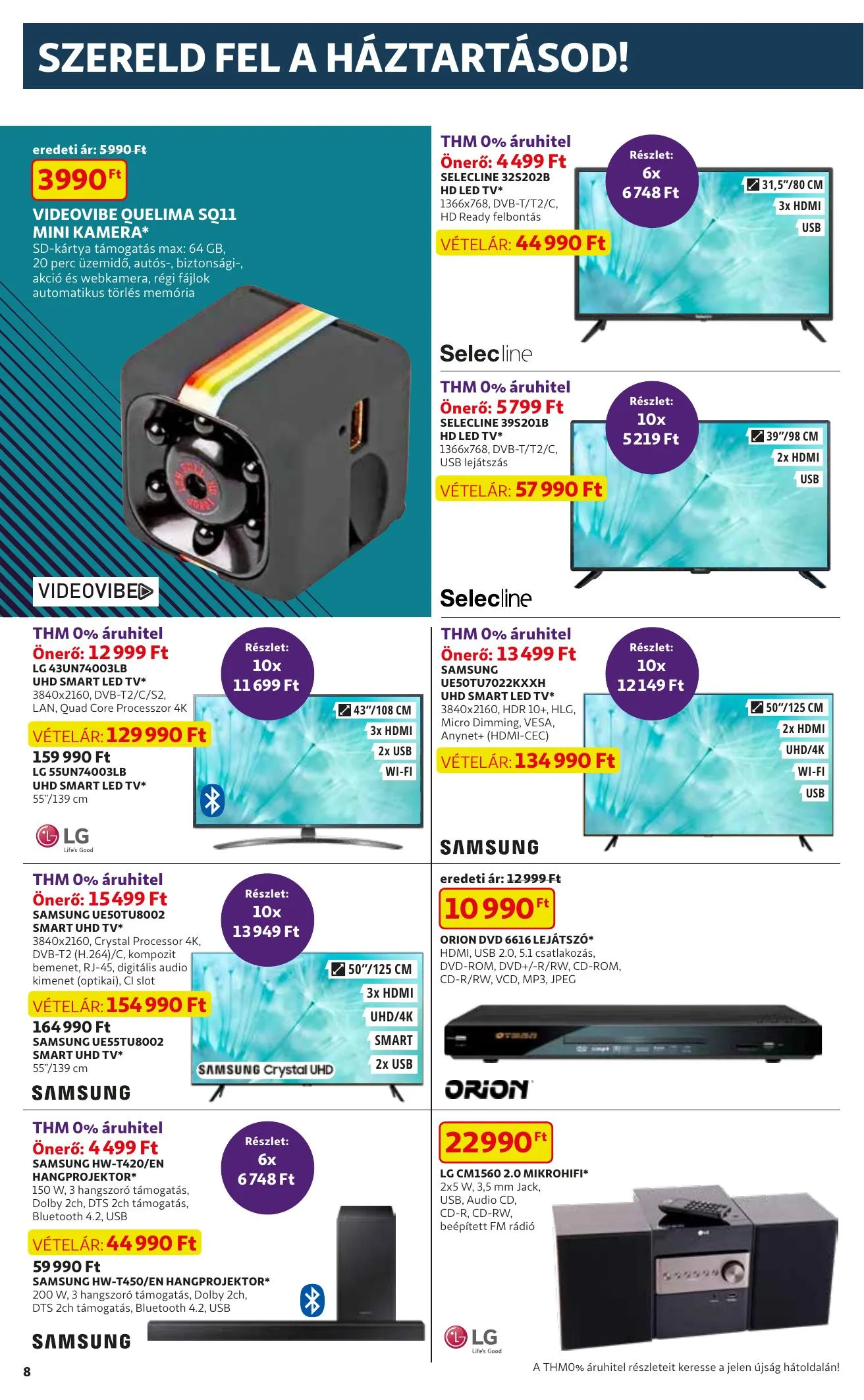 Auchan akciós újság Muszaki katalógus 03.04–03.17 – 8. oldal