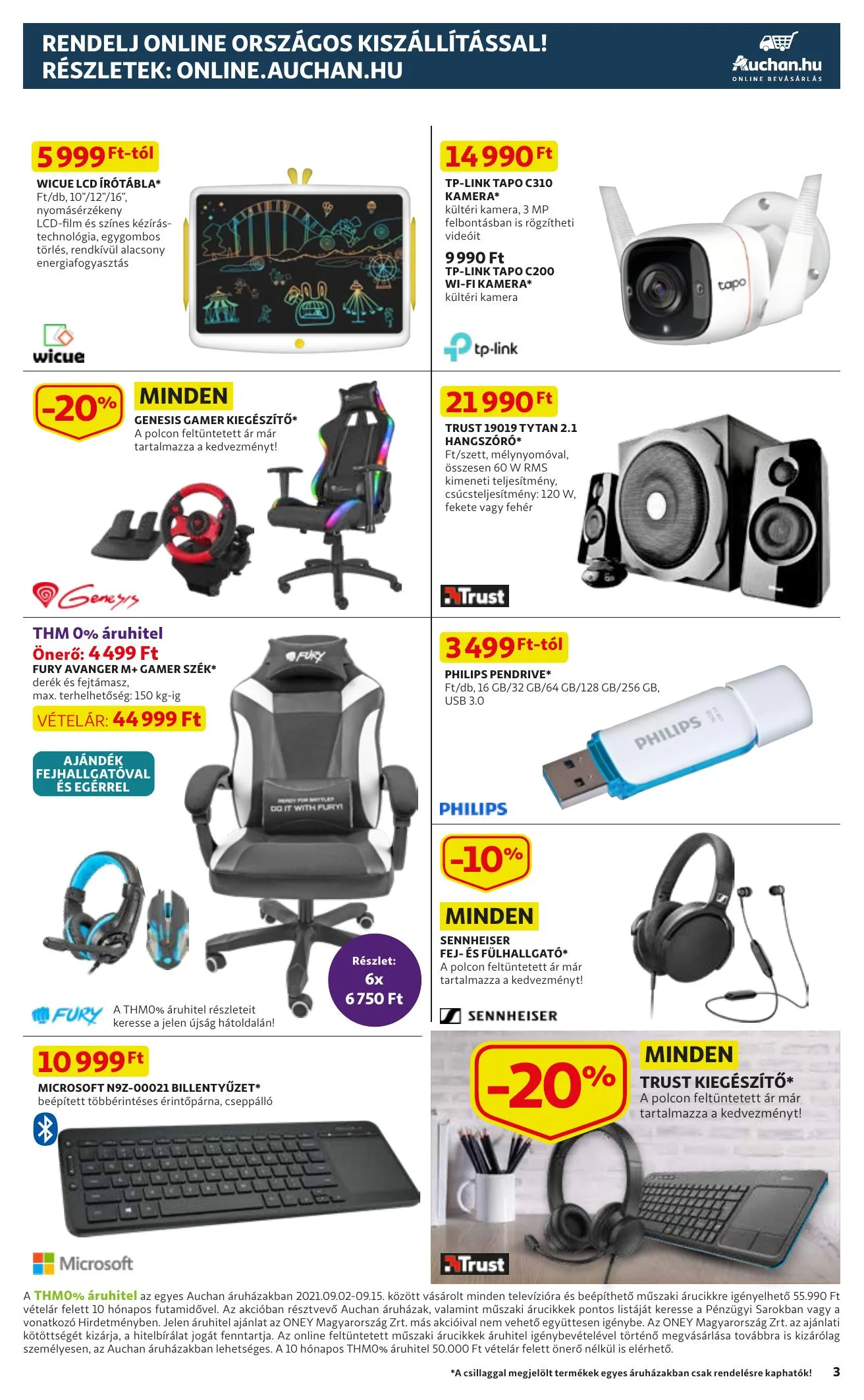 Auchan akciós újság Muszaki katalógus 09.02–09.15 – 3. oldal