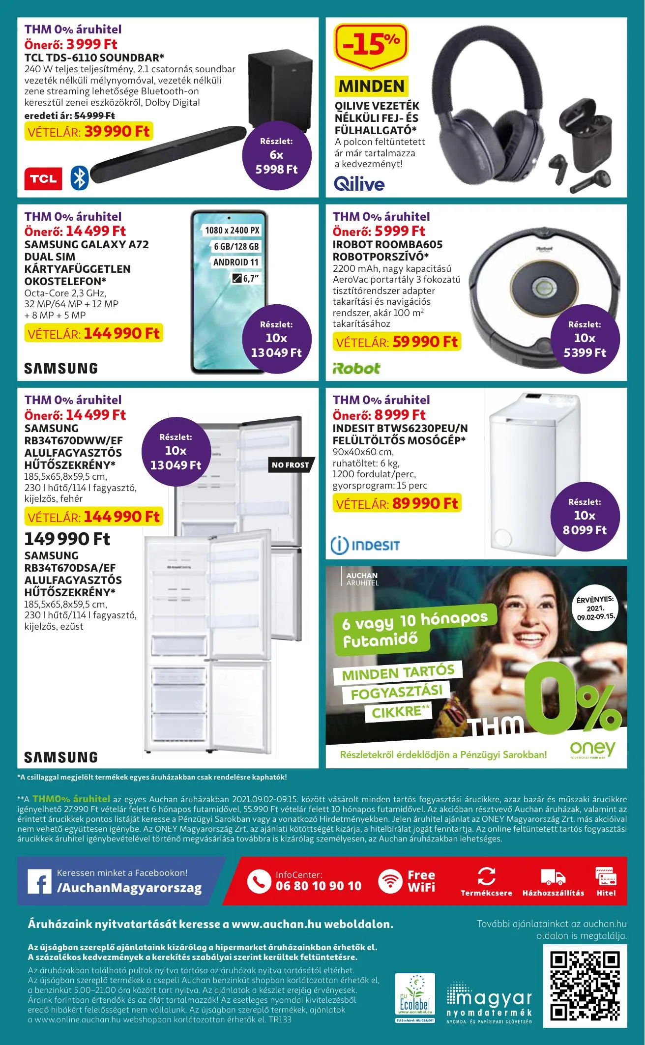 Auchan akciós újság Muszaki katalógus 09.02–09.15 – 8. oldal