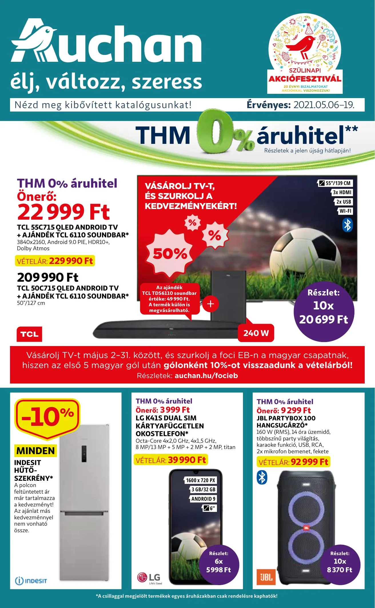 Auchan akciós újság Muszaki 05.06–05.19