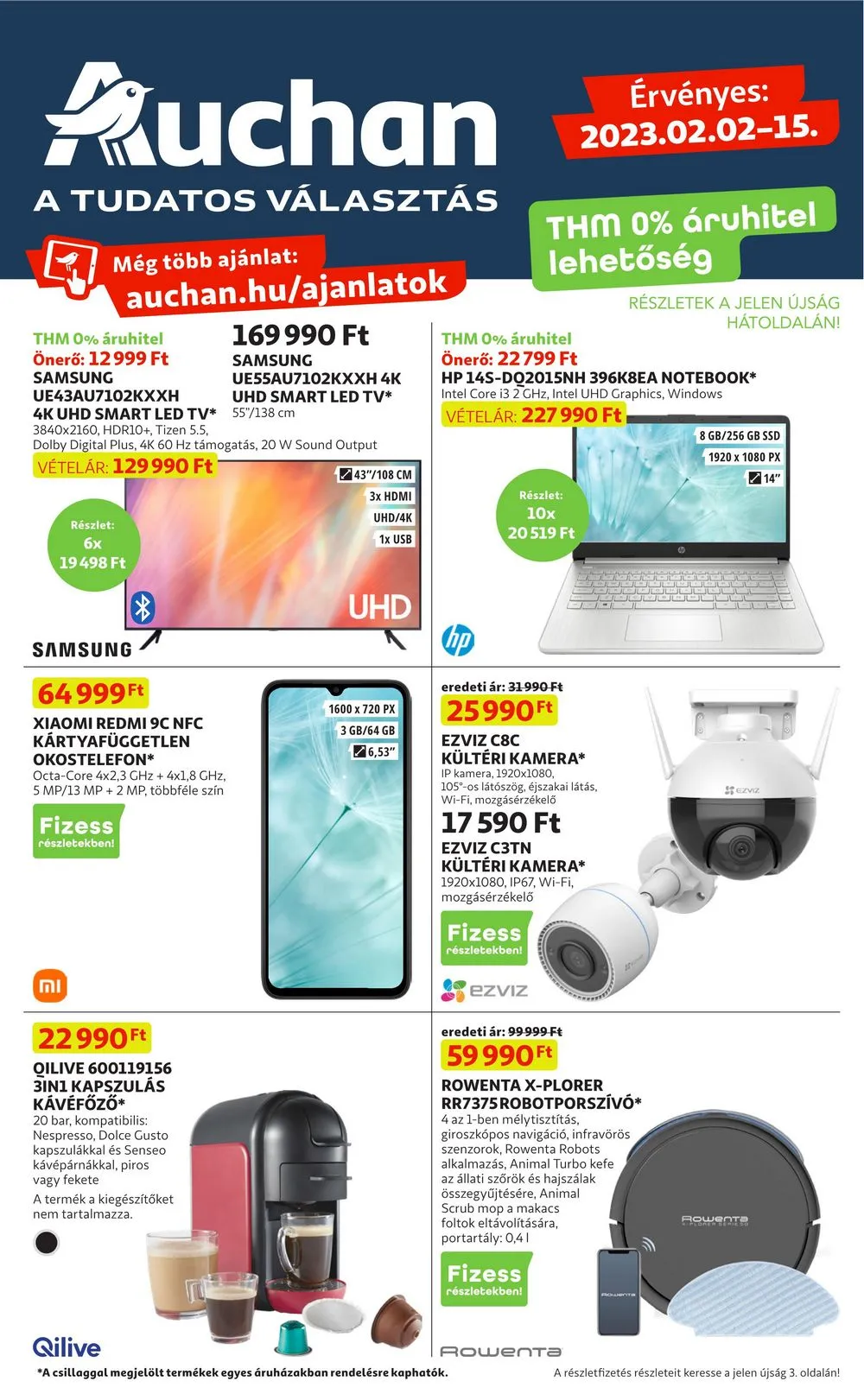 Auchan akciós újság Muszaki 02.02–02.15