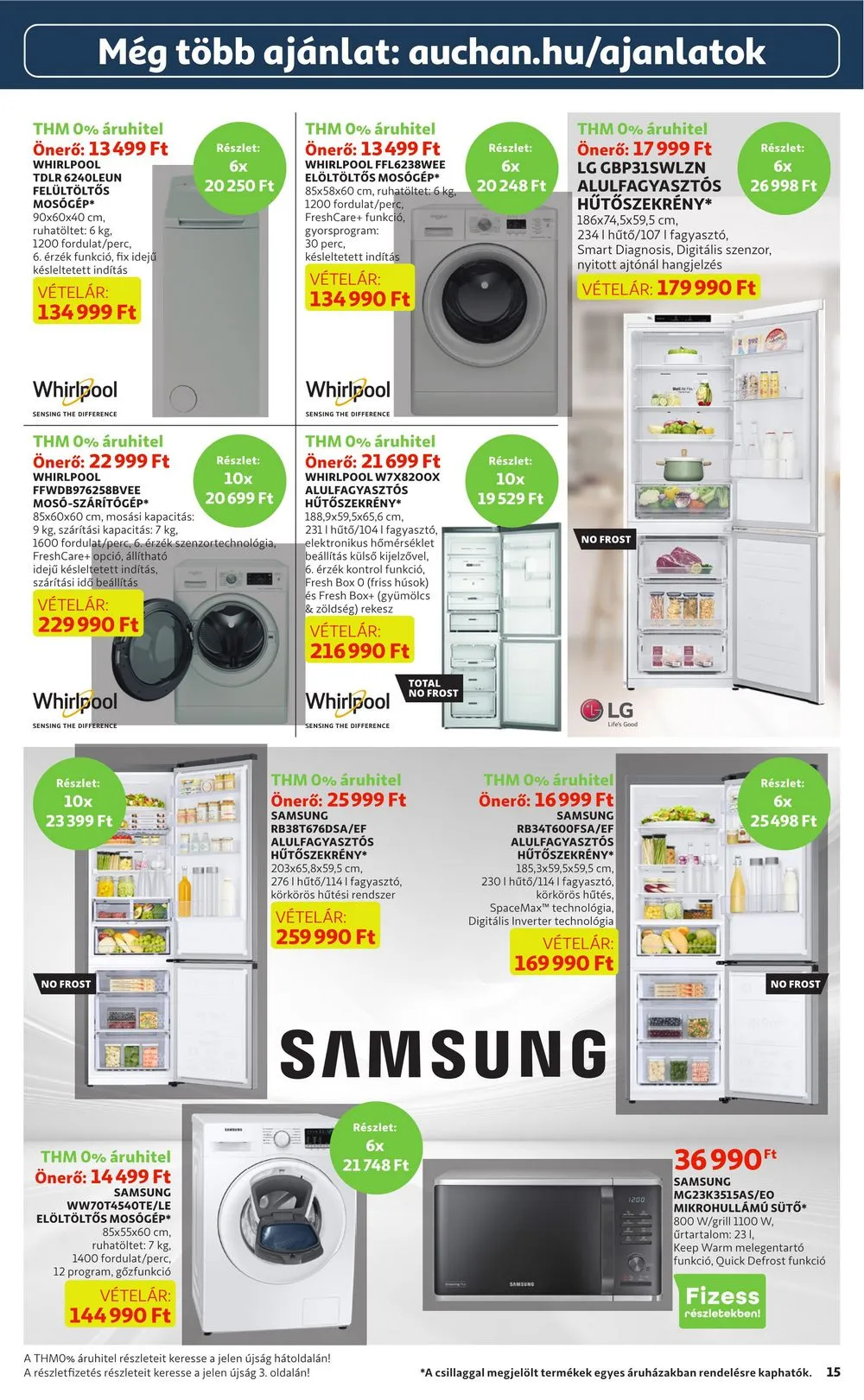 Auchan akciós újság Muszaki 02.02–02.15 – 15. oldal