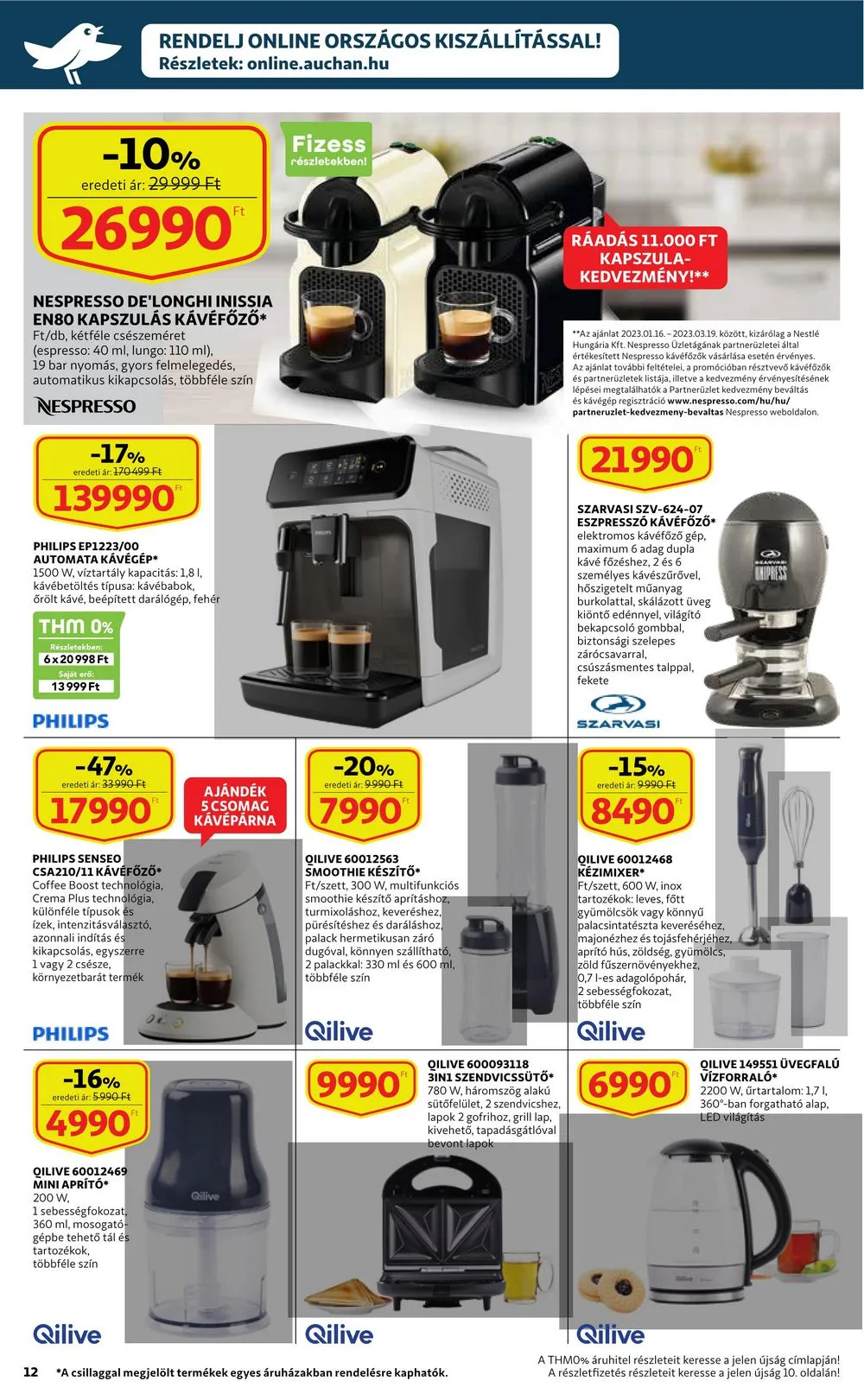 Auchan akciós újság Muszaki 03.02–03.15 – 12. oldal