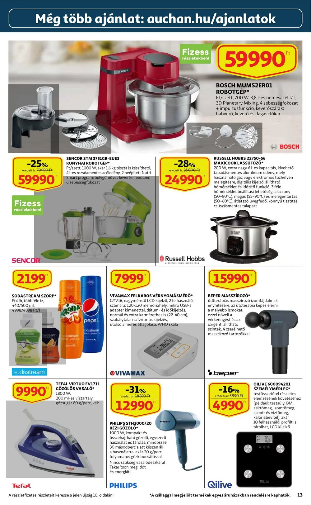 Auchan akciós újság Muszaki 03.02–03.15 – 13. oldal