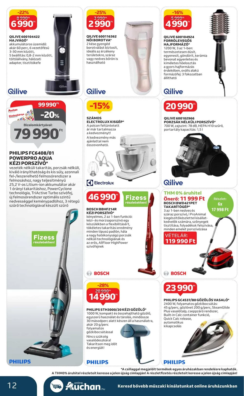 Auchan akciós újság Muszaki 06.01–06.14 – 12. oldal