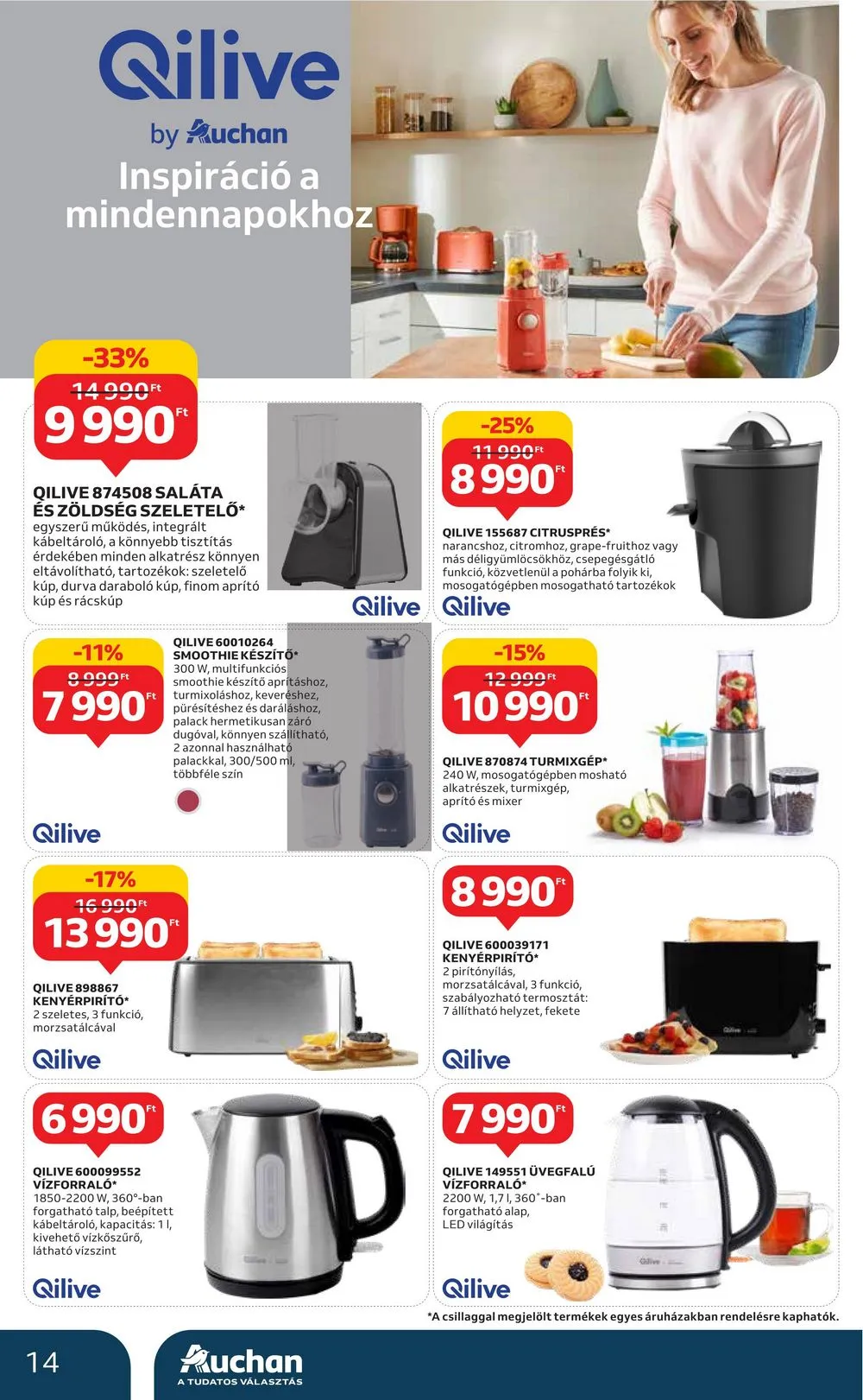 Auchan akciós újság Muszaki 06.01–06.14 – 14. oldal