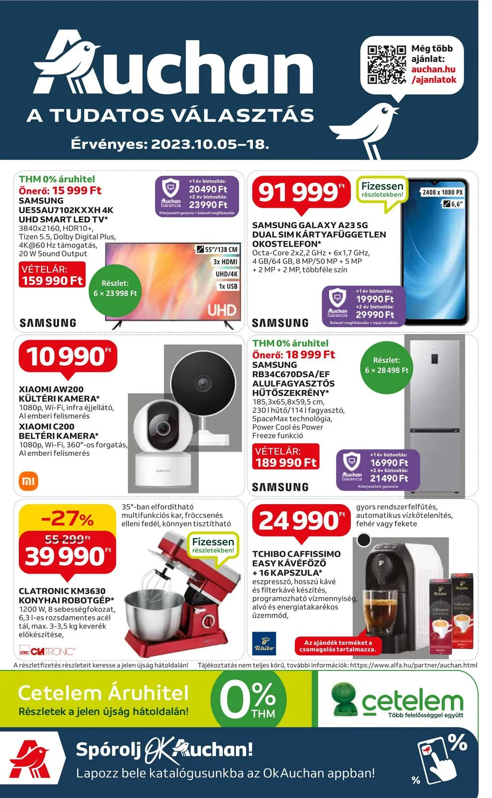 Auchan akciós újság Muszaki 10.05–10.18