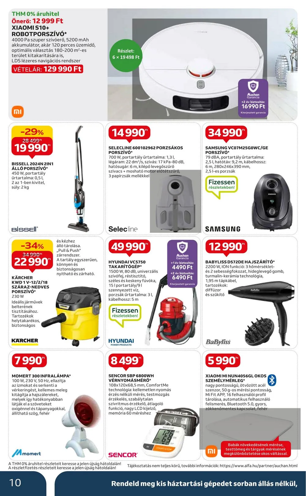 Auchan akciós újság Muszaki 10.05–10.18 – 10. oldal