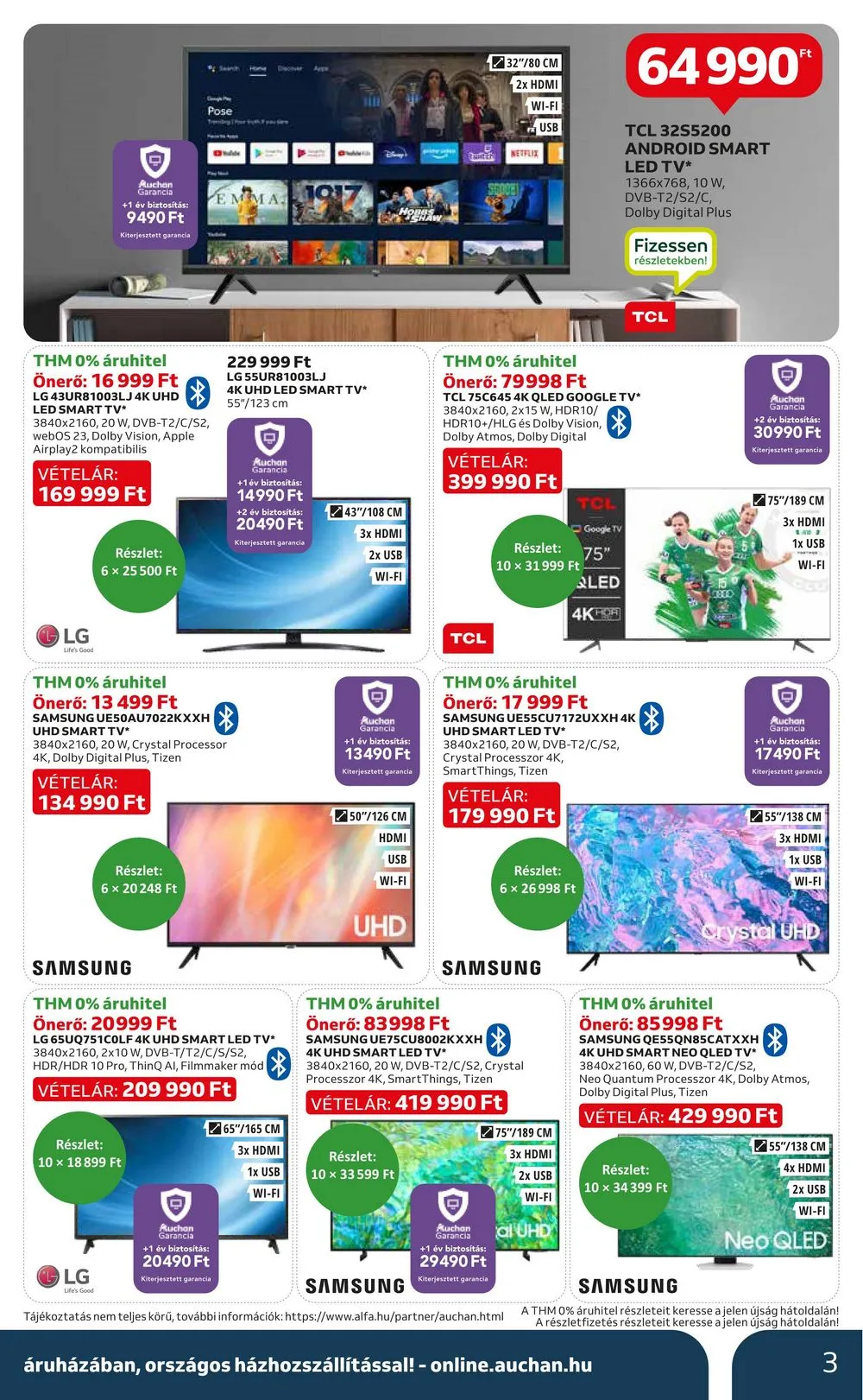 Auchan akciós újság Muszaki 10.05–10.18 – 3. oldal