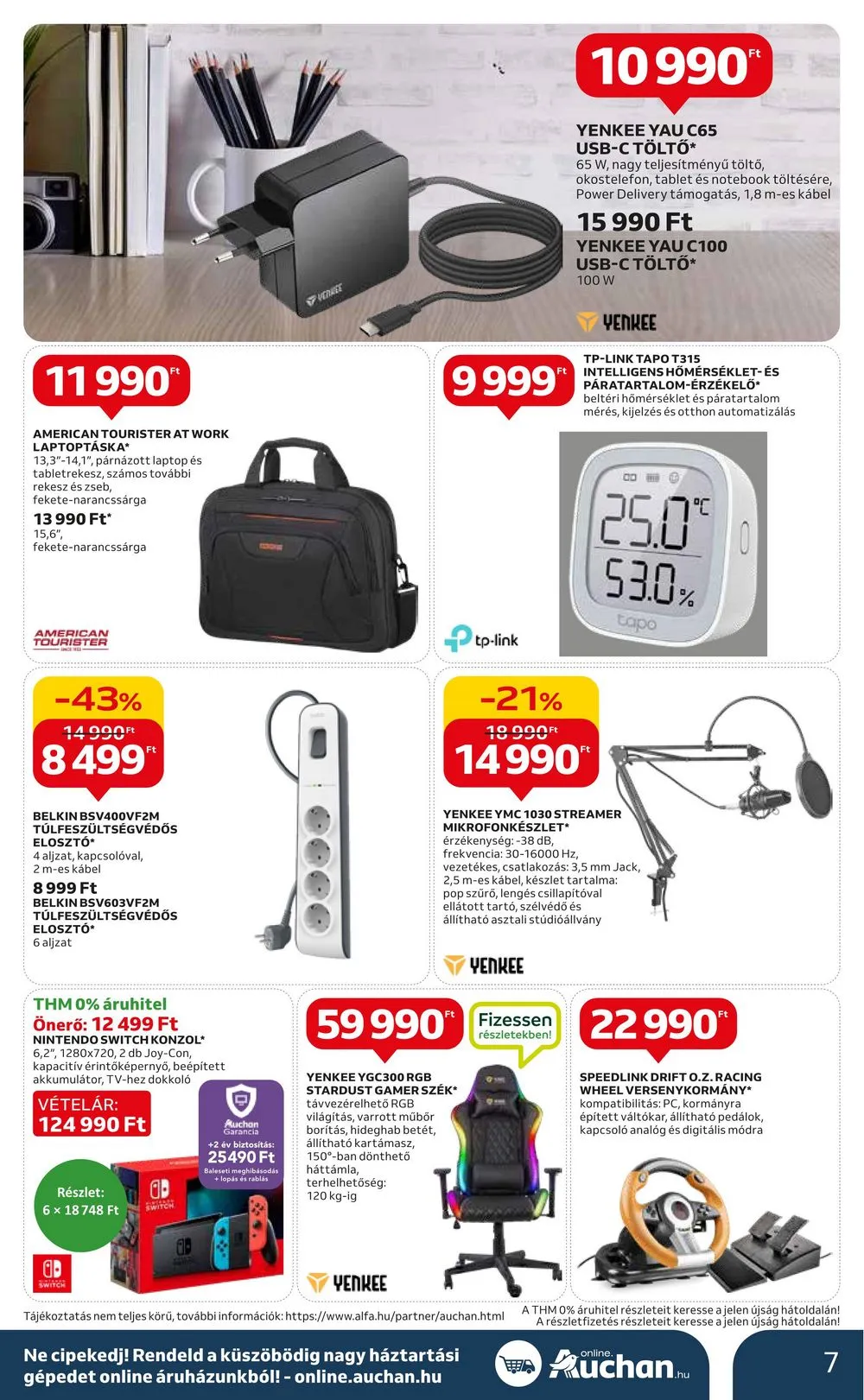 Auchan akciós újság Muszaki 10.05–10.18 – 7. oldal