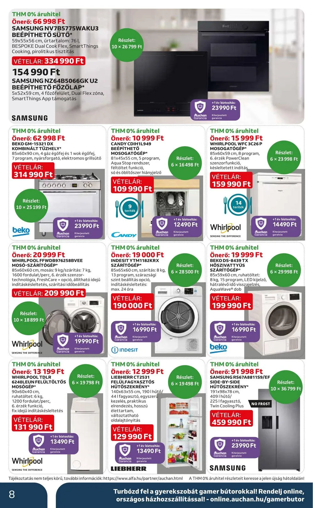 Auchan akciós újság Muszaki 10.05–10.18 – 8. oldal