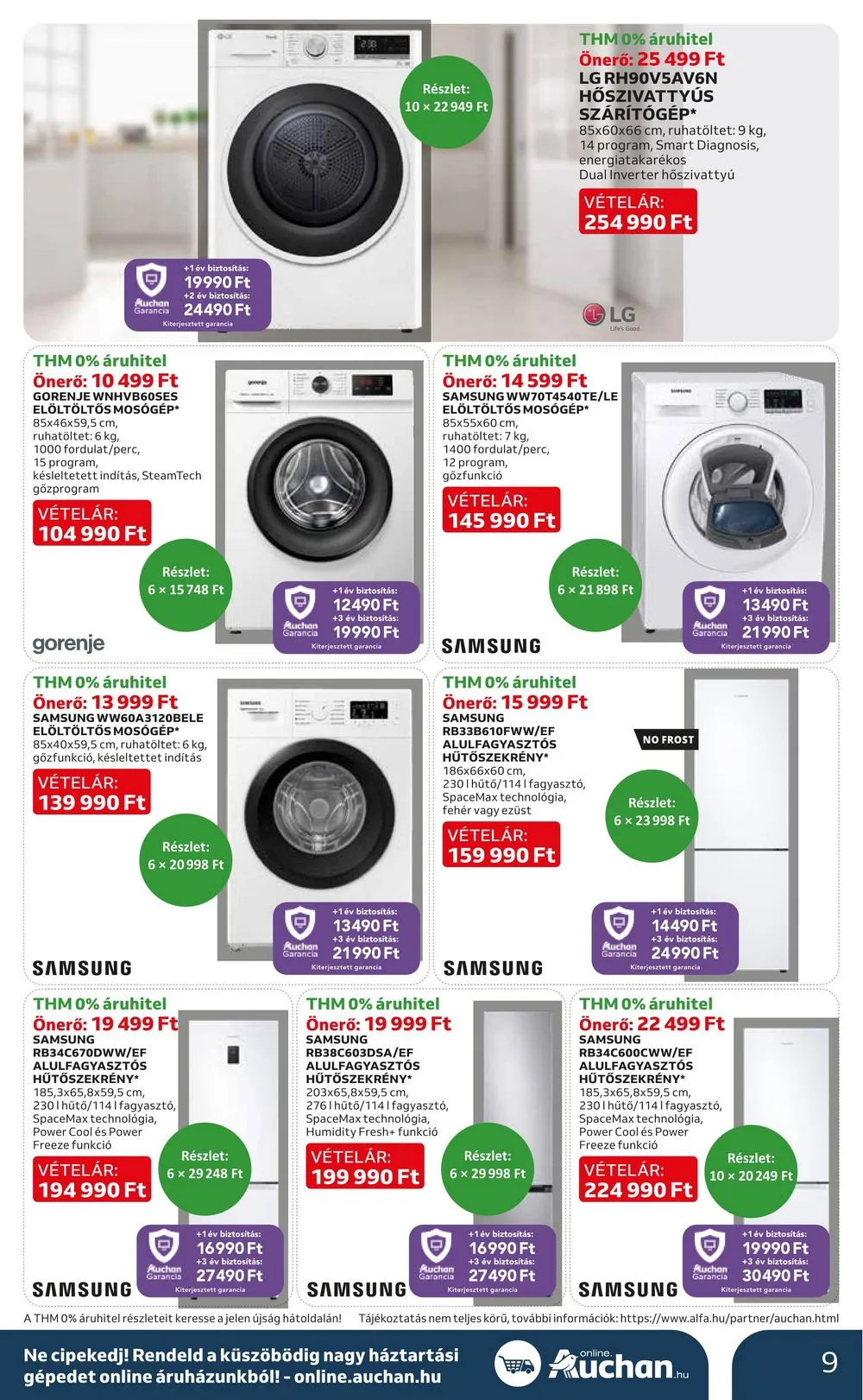Auchan akciós újság Muszaki 10.05–10.18 – 9. oldal