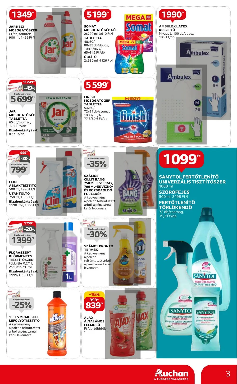 Auchan akciós újság Nagytakarítás 08.31–09.20 – 3. oldal