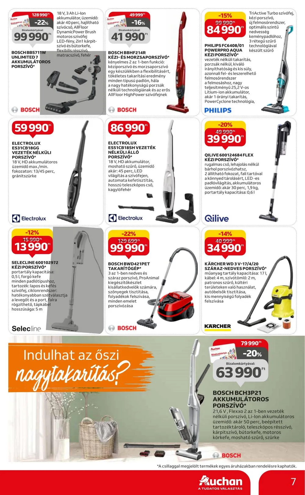 Auchan akciós újság Nagytakarítás 08.31–09.20 – 7. oldal