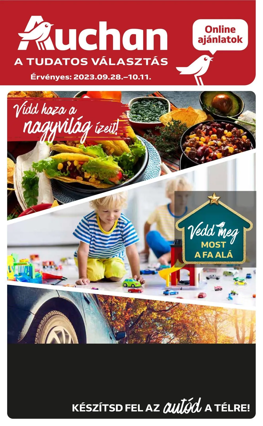 Auchan akciós újság Nemzetkozi konyha 09.28–10.11