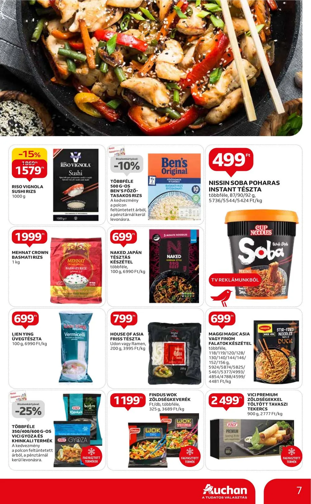 Auchan akciós újság Nemzetkozi konyha 09.28–10.11 – 7. oldal