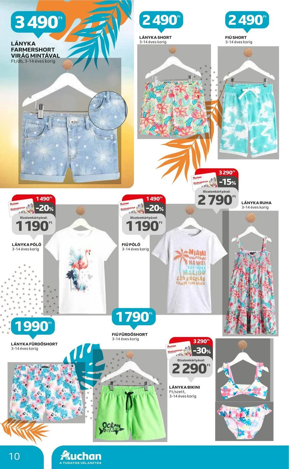 Auchan akciós újság Nyar 05.11–05.24 – 10. oldal