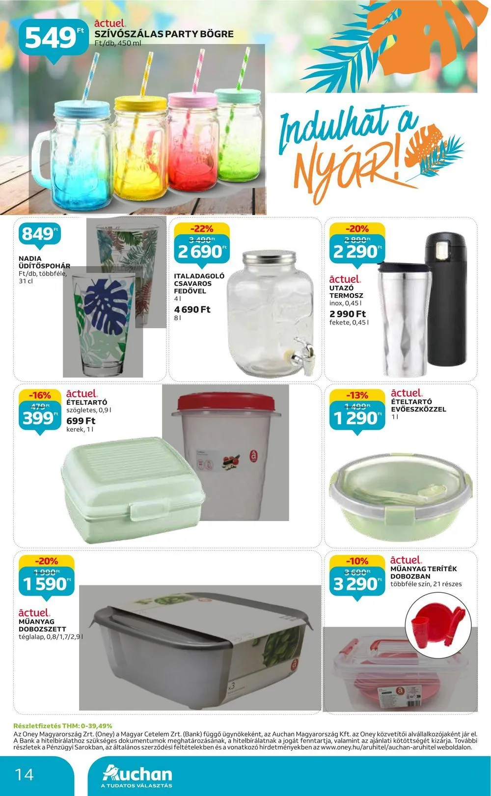 Auchan akciós újság Nyar 05.11–05.24 – 14. oldal