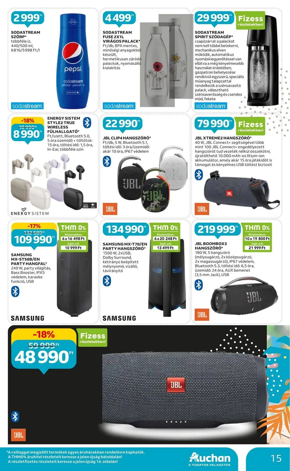 Auchan akciós újság Nyar 05.11–05.24 – 15. oldal